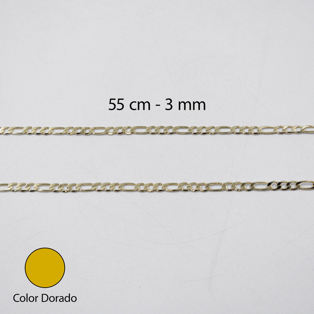 Cadenas Doradas Cartier de 55 cm M2 Oro Laminado