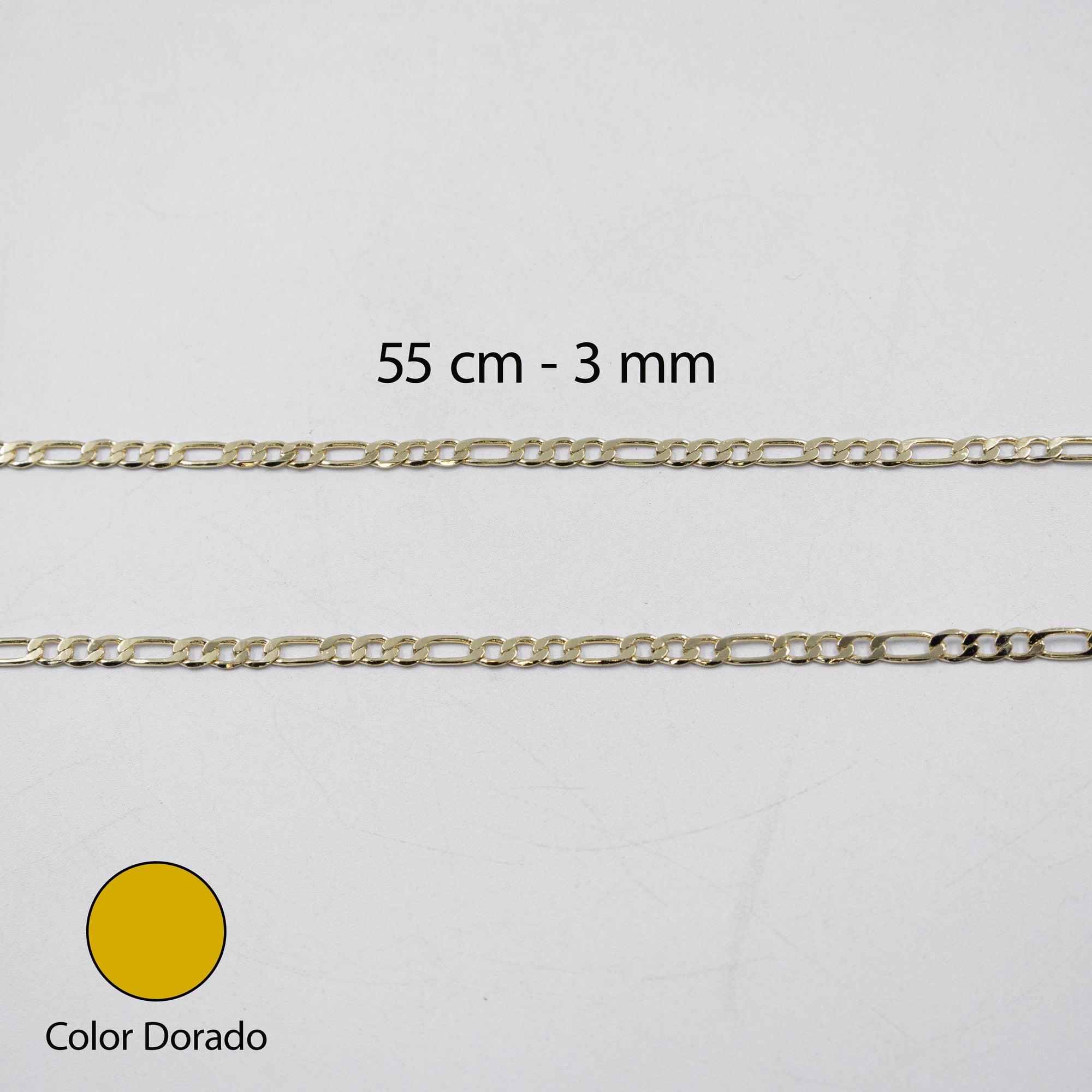 Cadenas Doradas Cartier de 55 cm M2 Oro Laminado