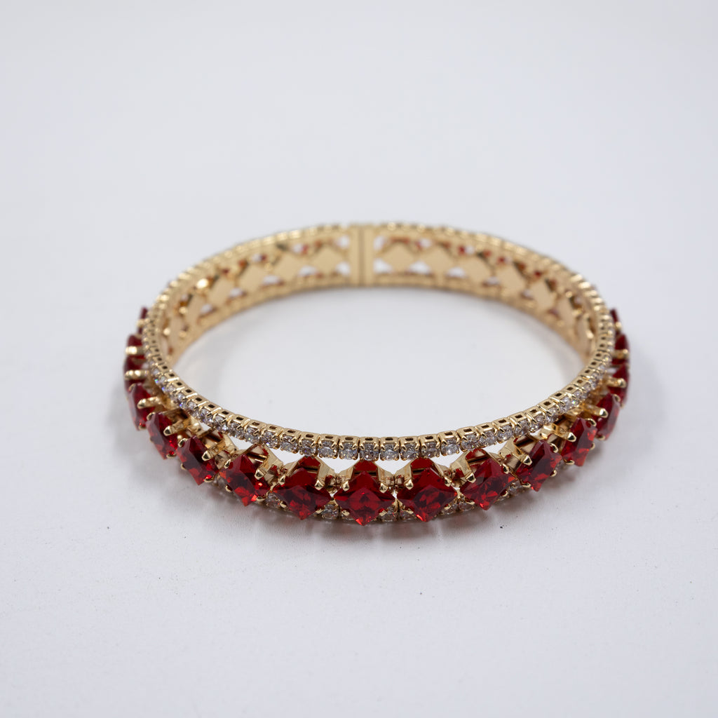 Pulseras Doradas con Piedras M2 Oro Laminado