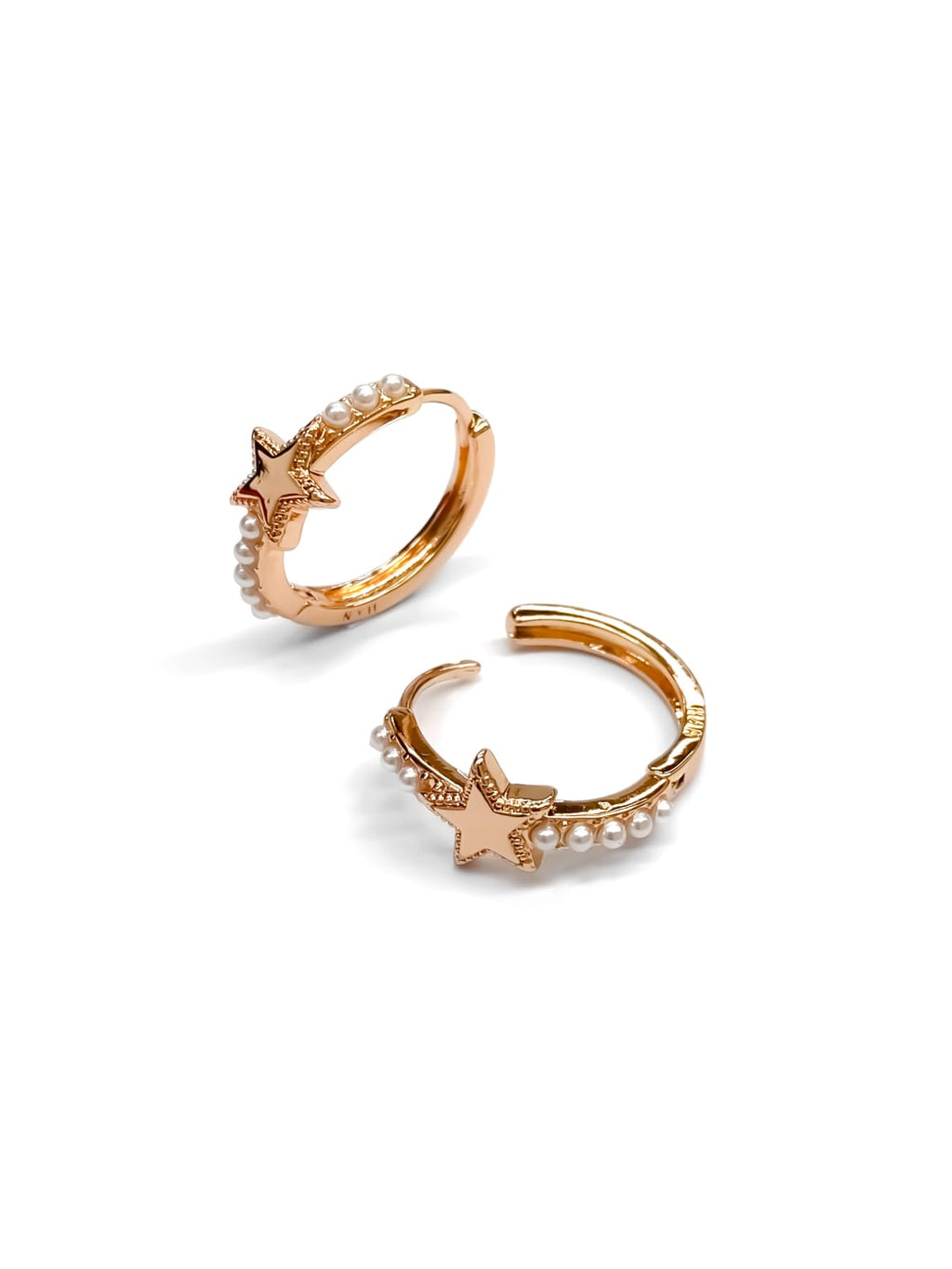 ARETES HUGGIES M12 - ORO LAMINADO