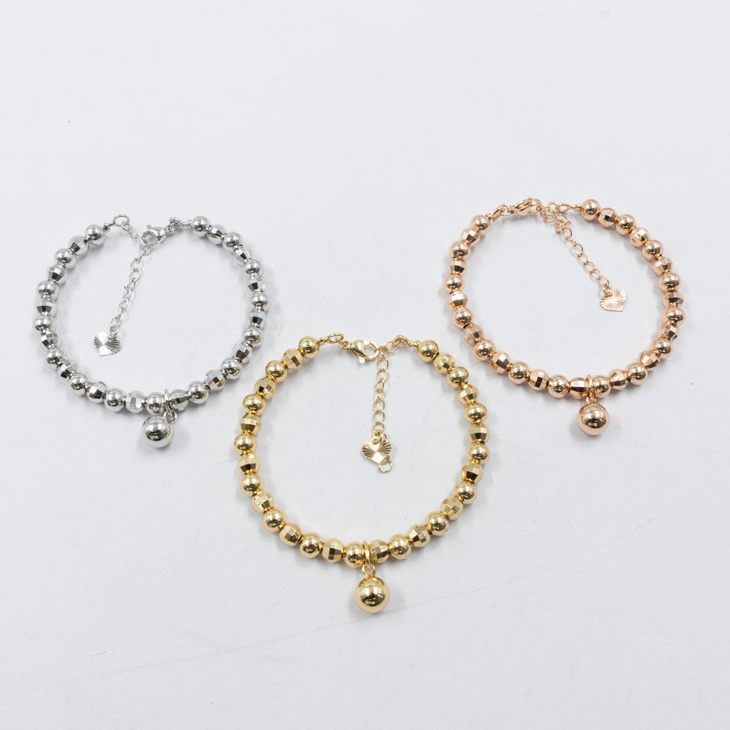 Pulseras Ajustable de tres colores  M3 Oro Laminado