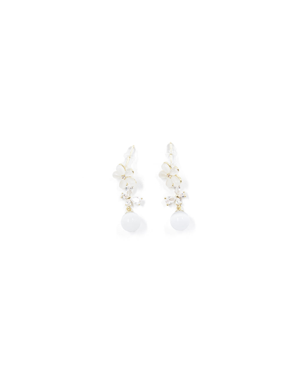 Aretes Largos Ansheli Dorados M10 Oro Laminado