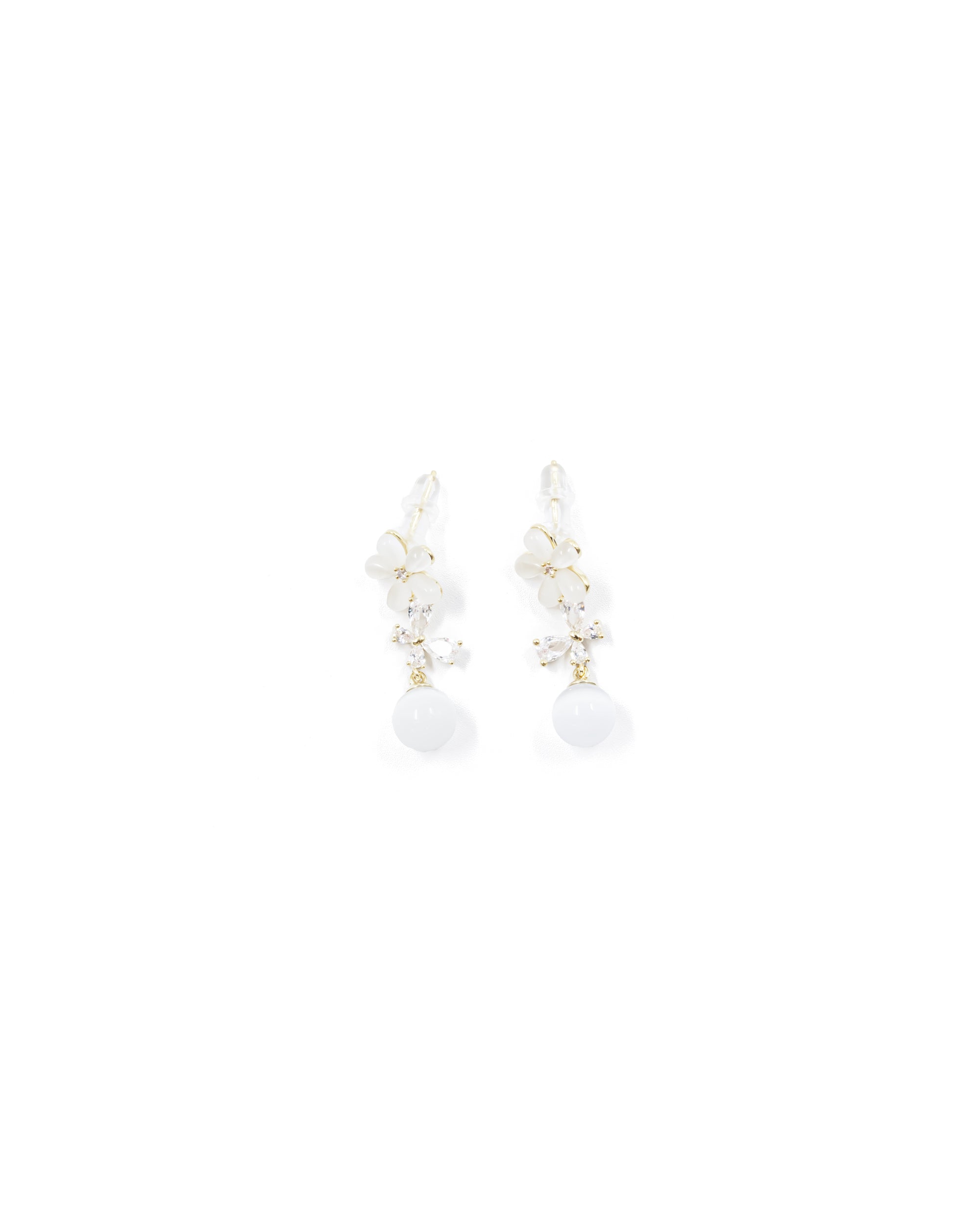 Aretes Largos Ansheli Dorados M10 Oro Laminado