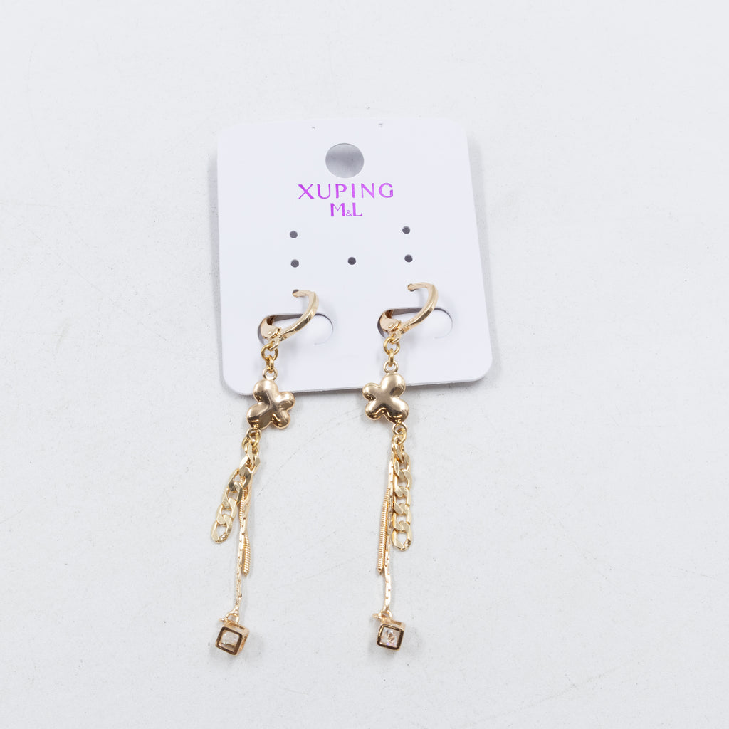 Aretes Xuping Dorados M4 Oro Laminado