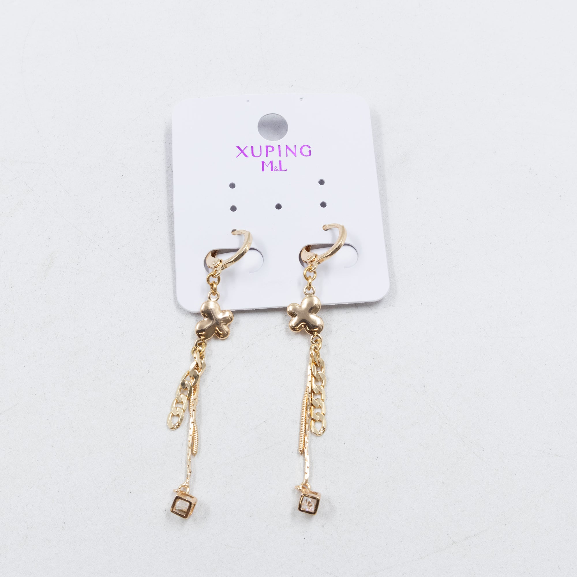 Aretes Xuping Dorados M4 Oro Laminado