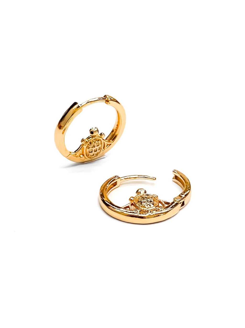 ARETES HUGGIES M5 - ORO LAMINADO