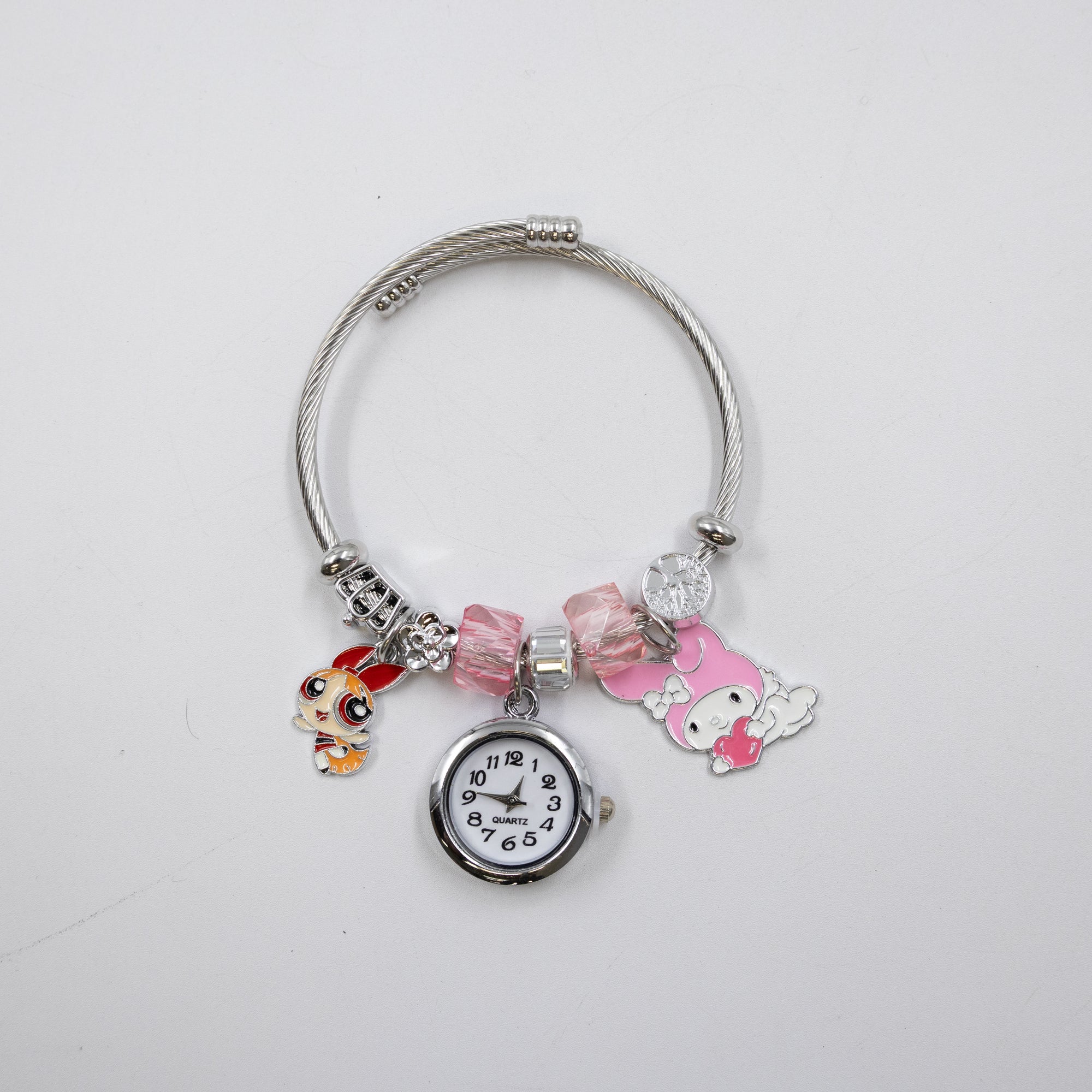 Pulsera tipo Pandora Plateadas M15 Oro Laminado