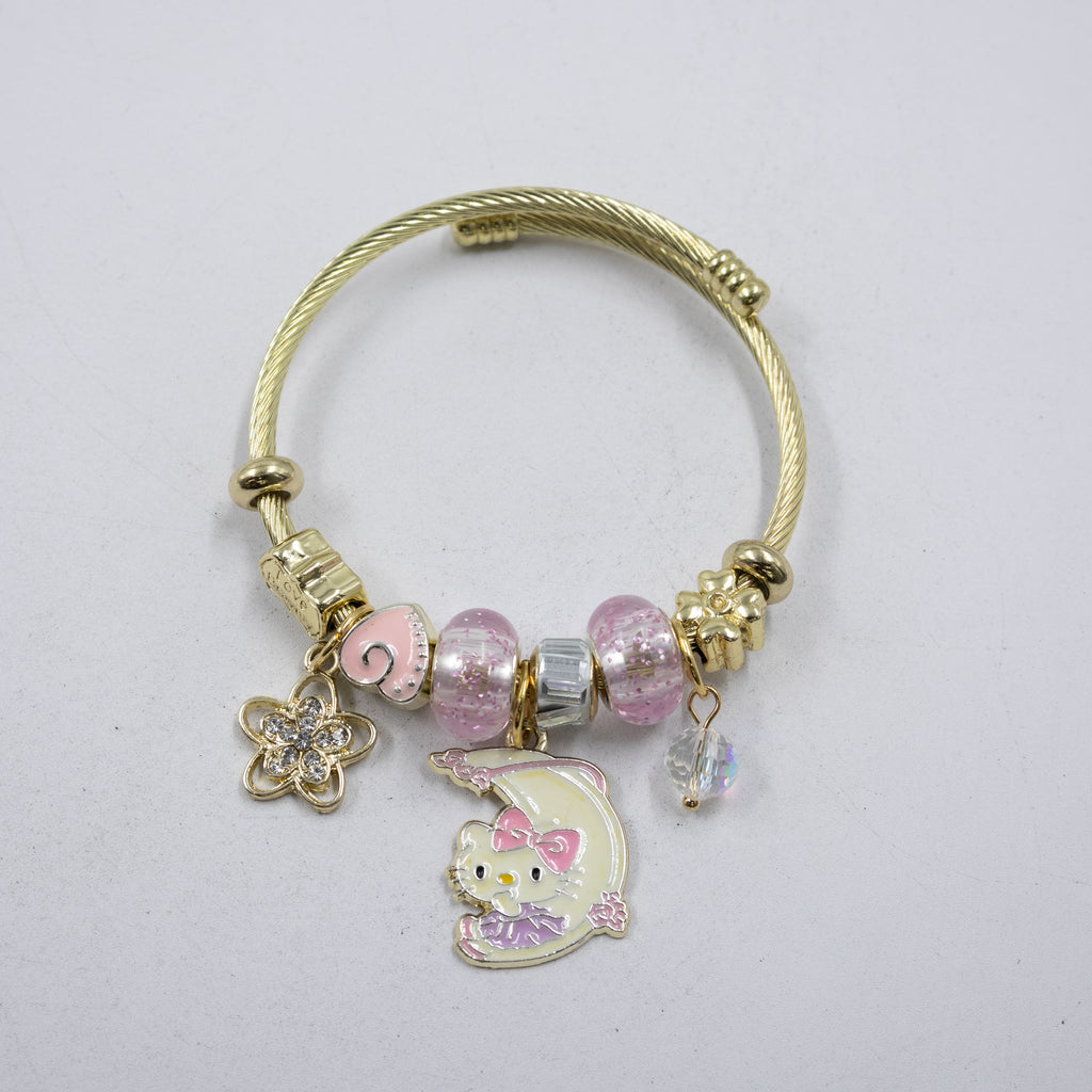 Pulsera tipo Pandora M2 Oro Laminado