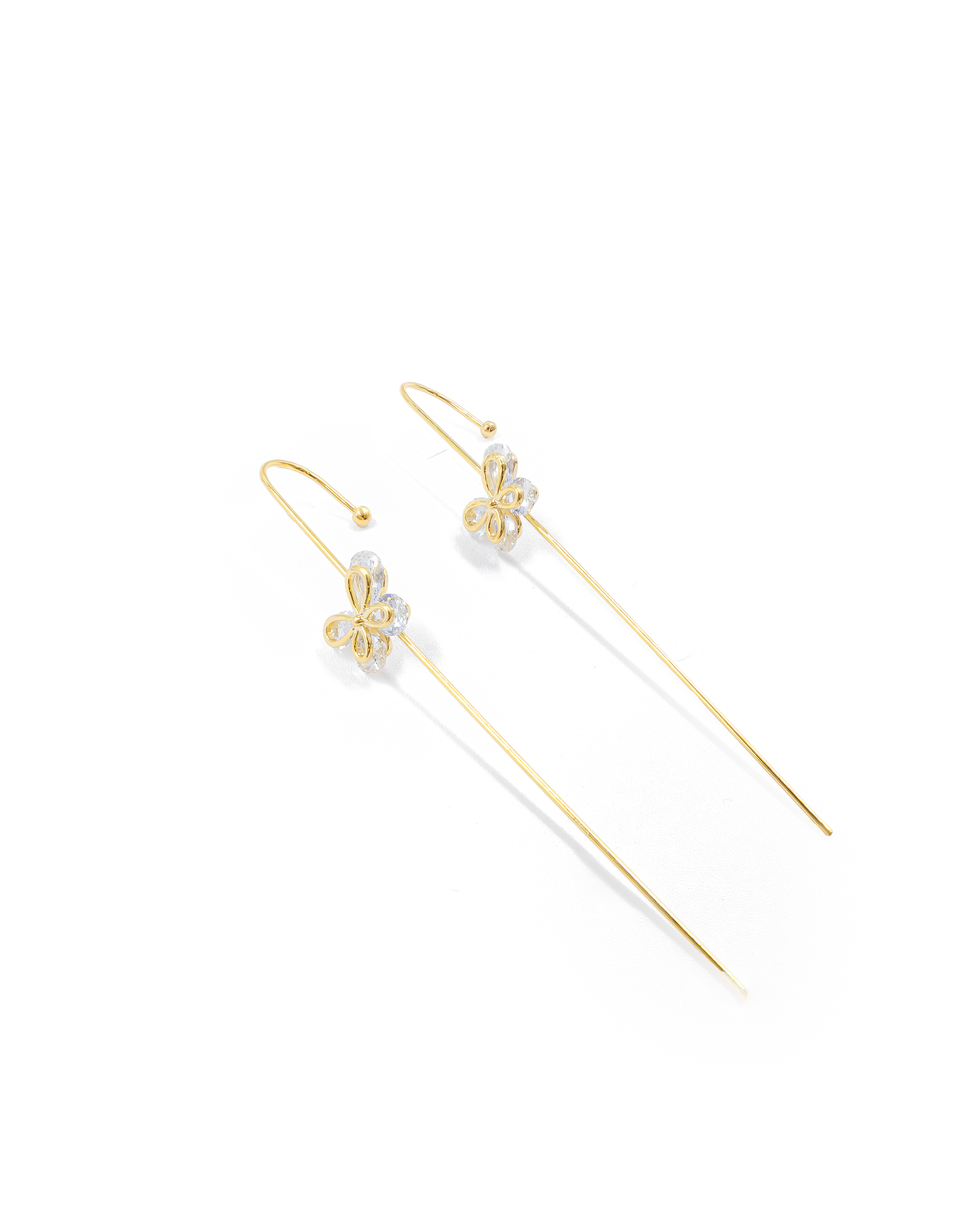 Aretes Violadores Dorados M2 Oro Laminado