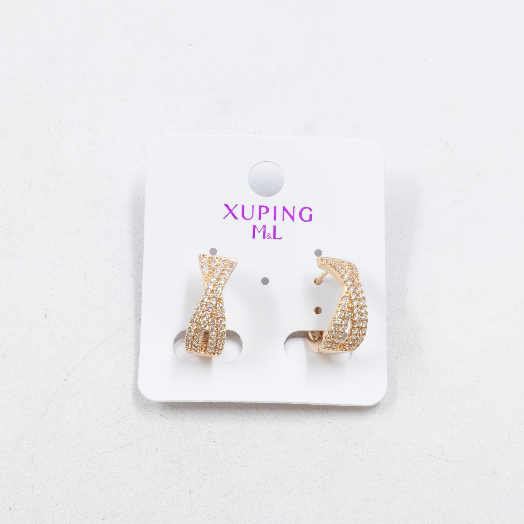 Aretes Xuping Dorados M10 Oro Laminado