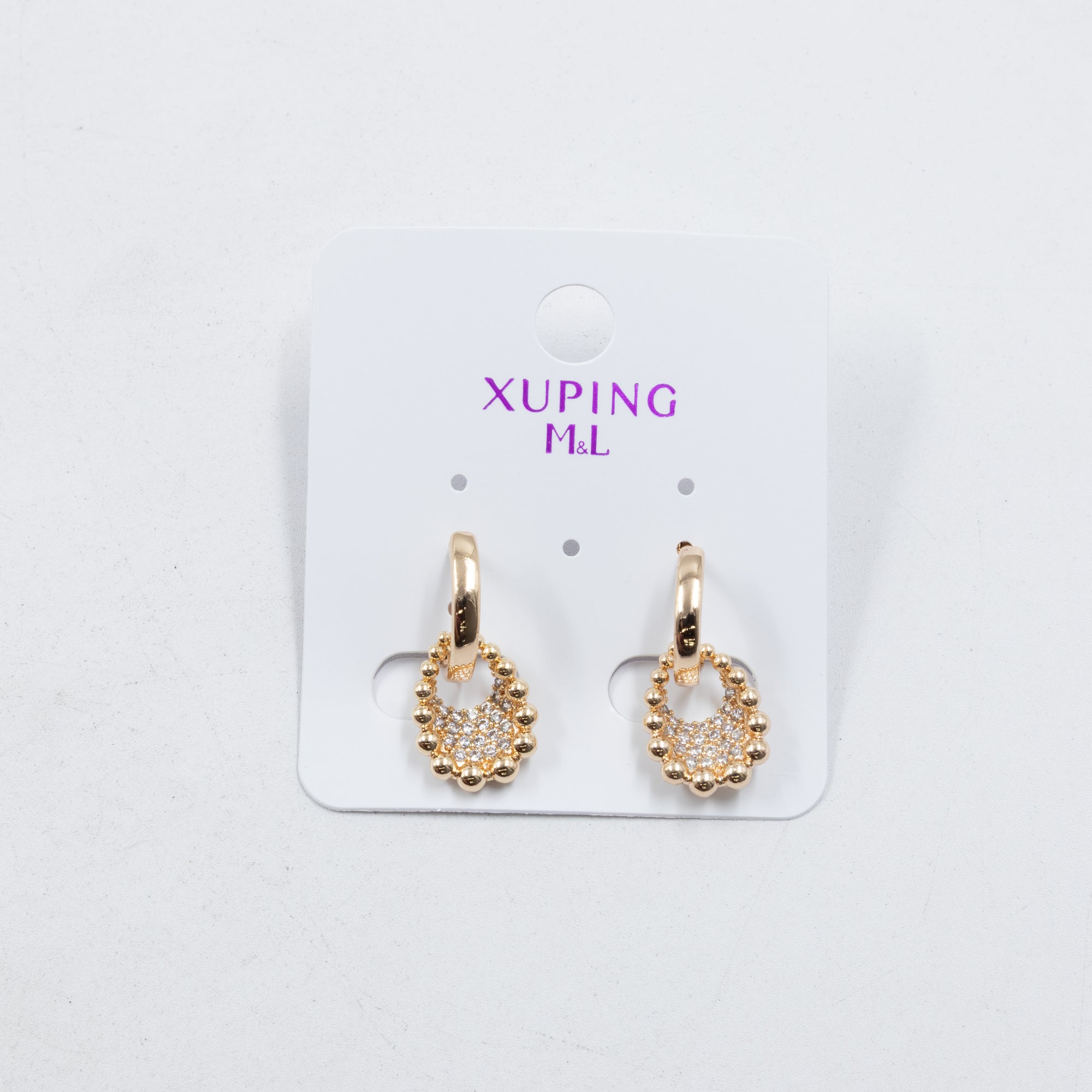 Aretes Xuping Dorados M7 Oro Laminado