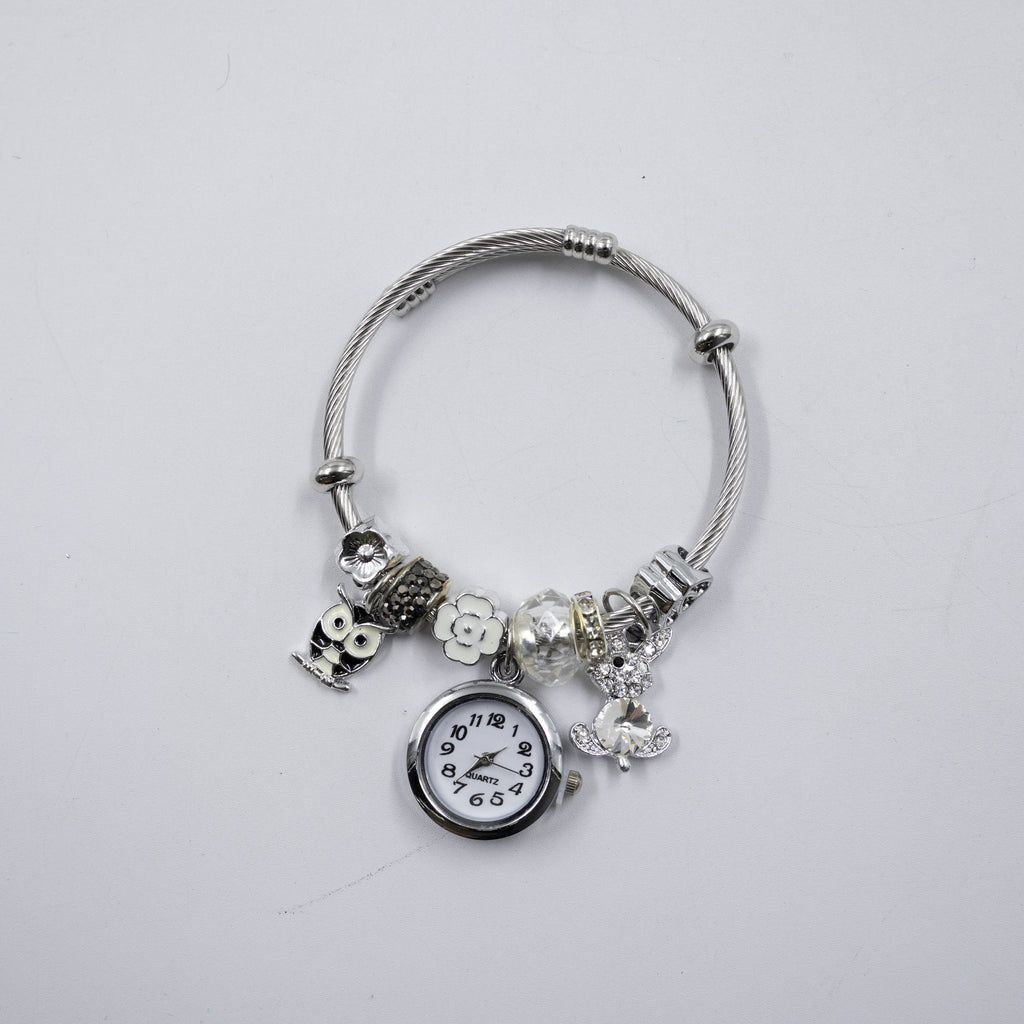 Pulsera tipo Pandora Plateadas M22 Oro Laminado
