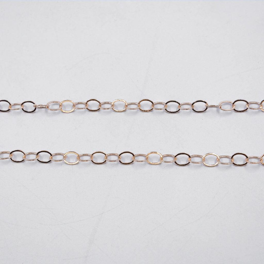 Cadenas Xuping Oro Rosado M3 Oro Laminado