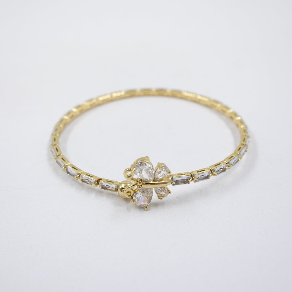 Pulsera Dorada con Piedras M2 Oro Laminado