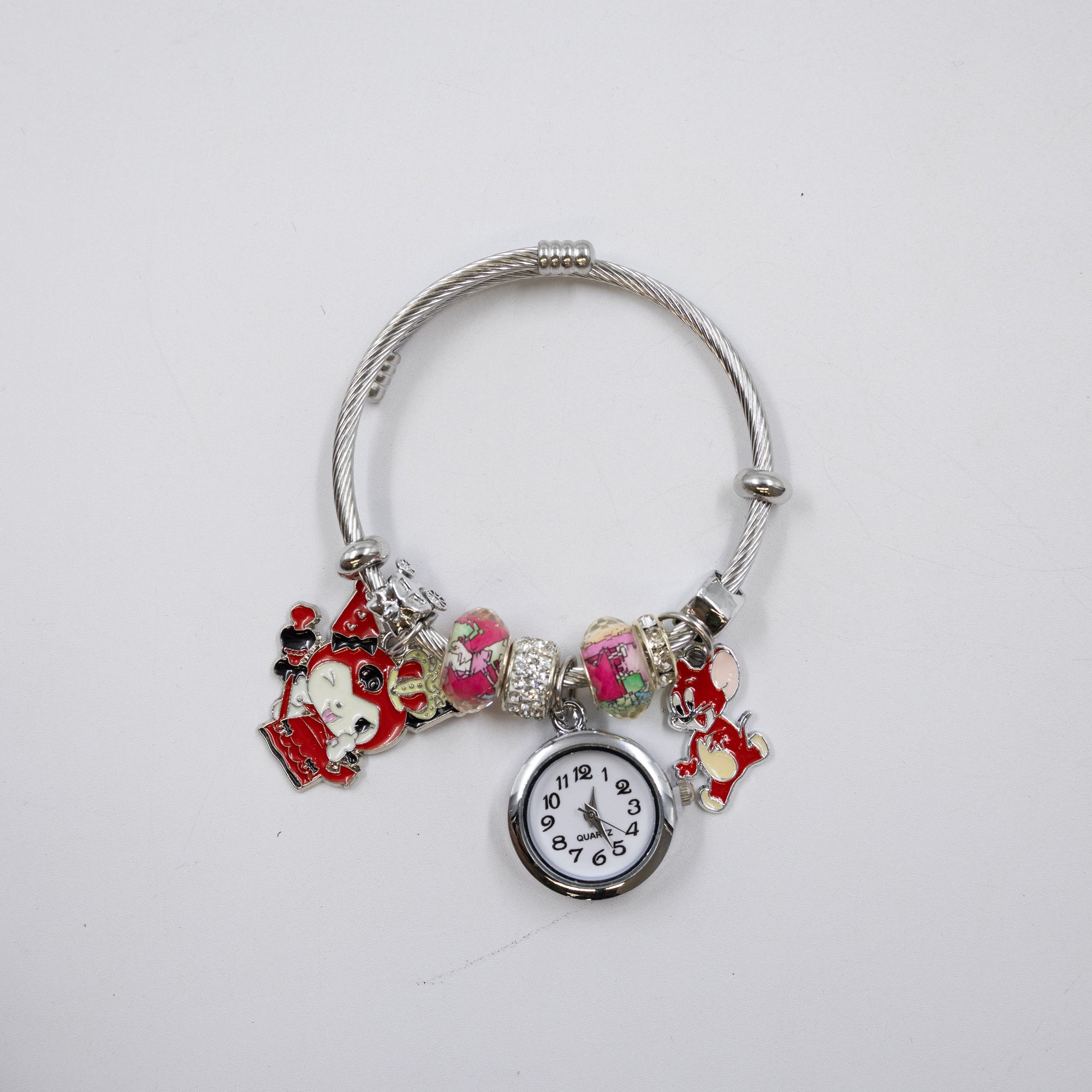 Pulsera tipo Pandora Plateadas M14 Oro Laminado