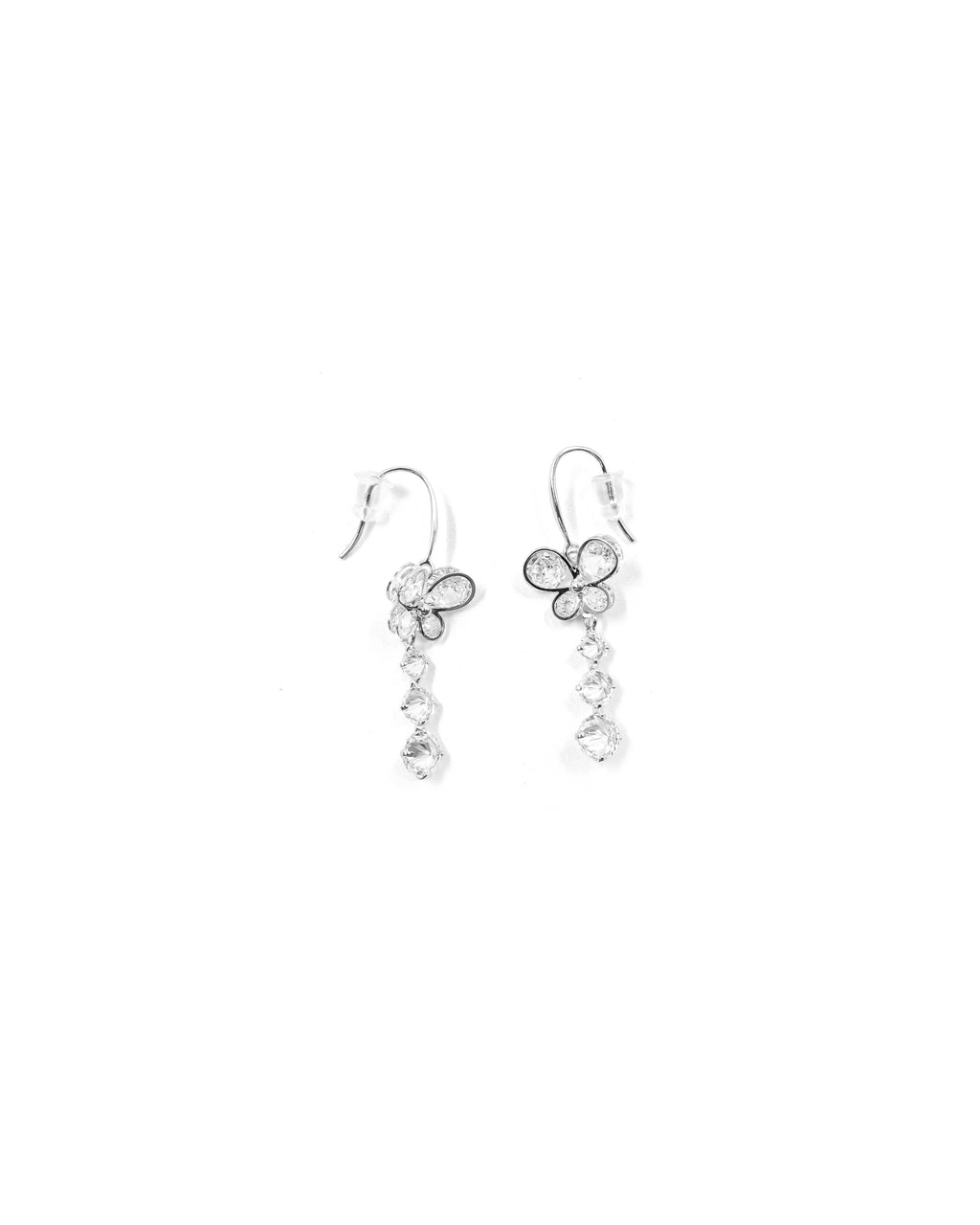 Aretes Largos Ansheli Plateados M17 Oro Laminado