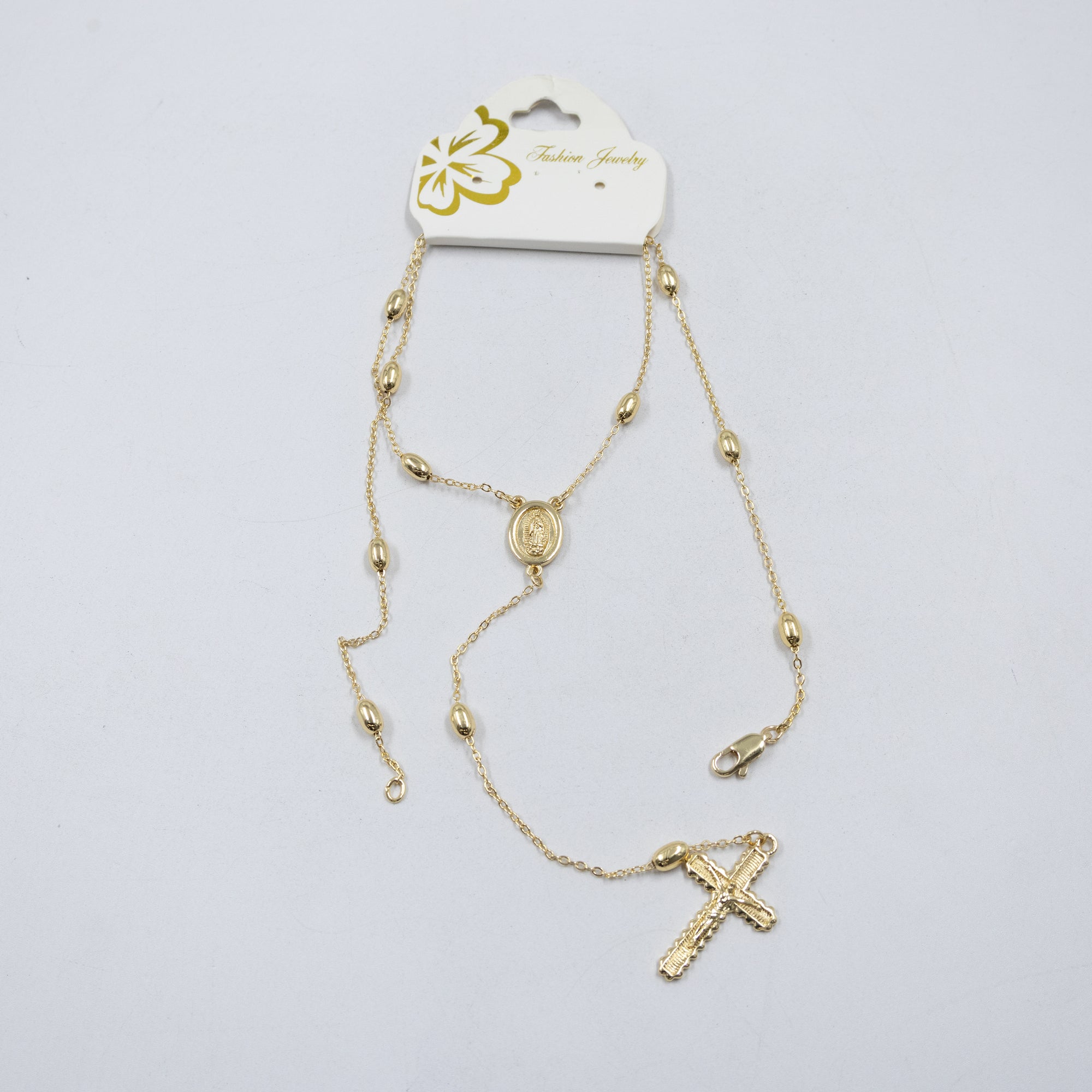 Collar Dorado Religioso M1 Oro Laminado