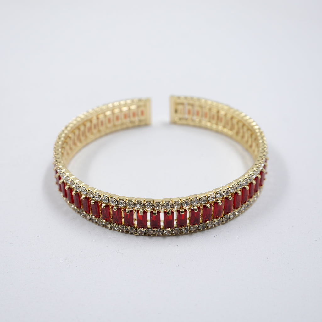 Pulseras Doradas con Piedras M1 Oro Laminado