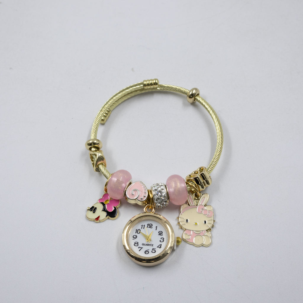Pulsera tipo Pandora Dorados M13 Oro Laminado