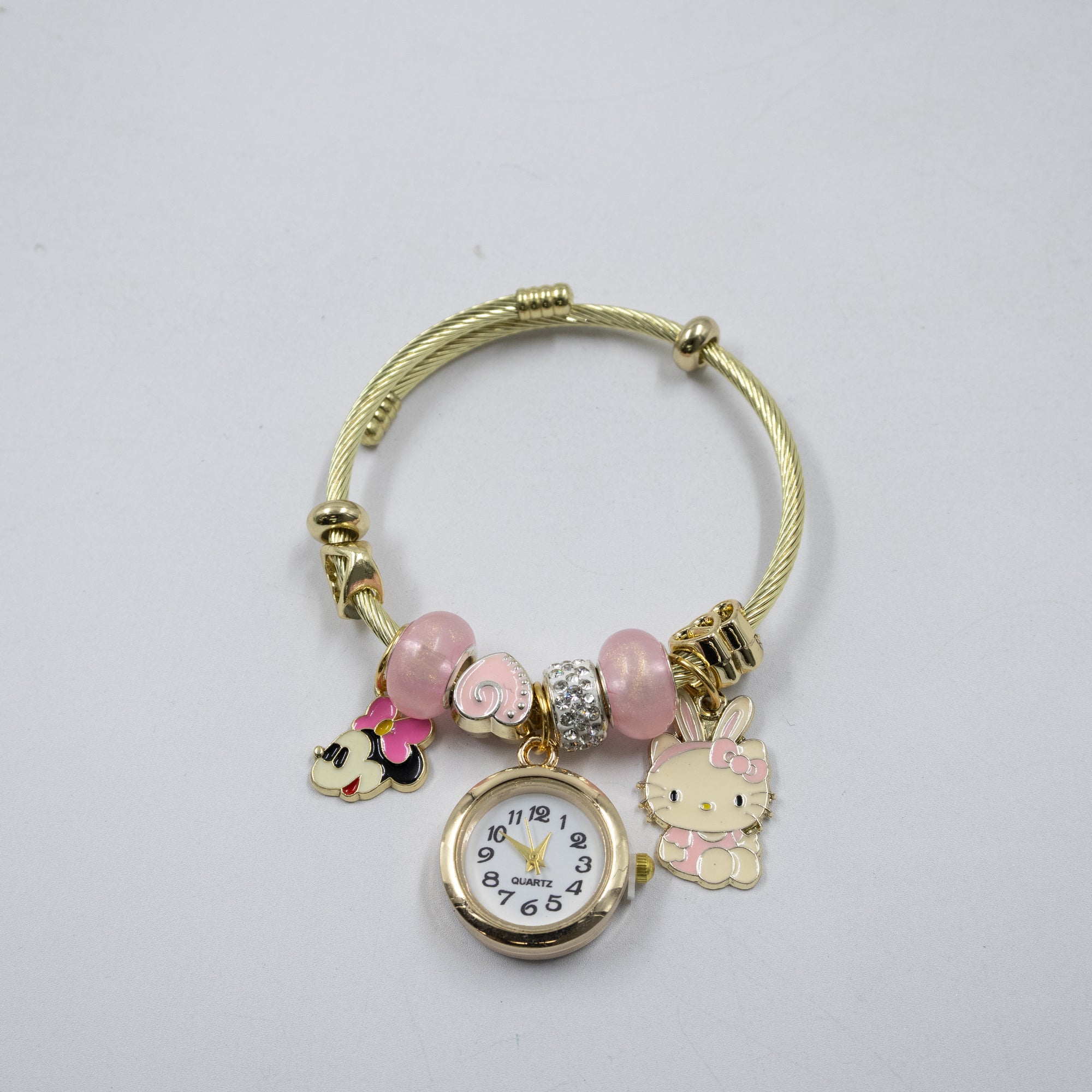 Pulsera tipo Pandora Dorados M13 Oro Laminado