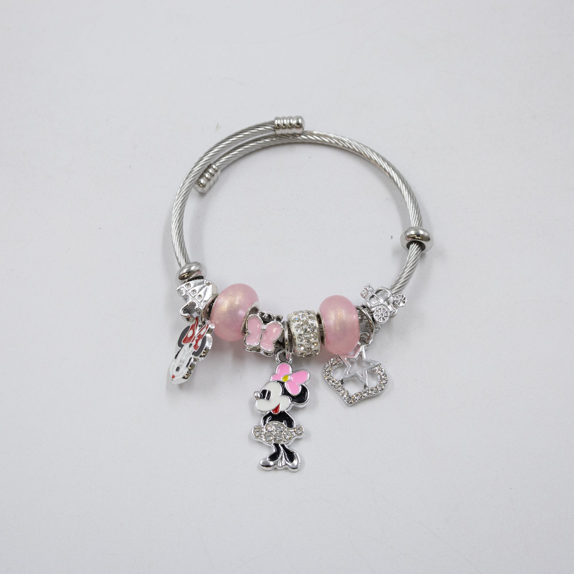 Pulsera tipo Pandora Plateados M8 Oro Laminado