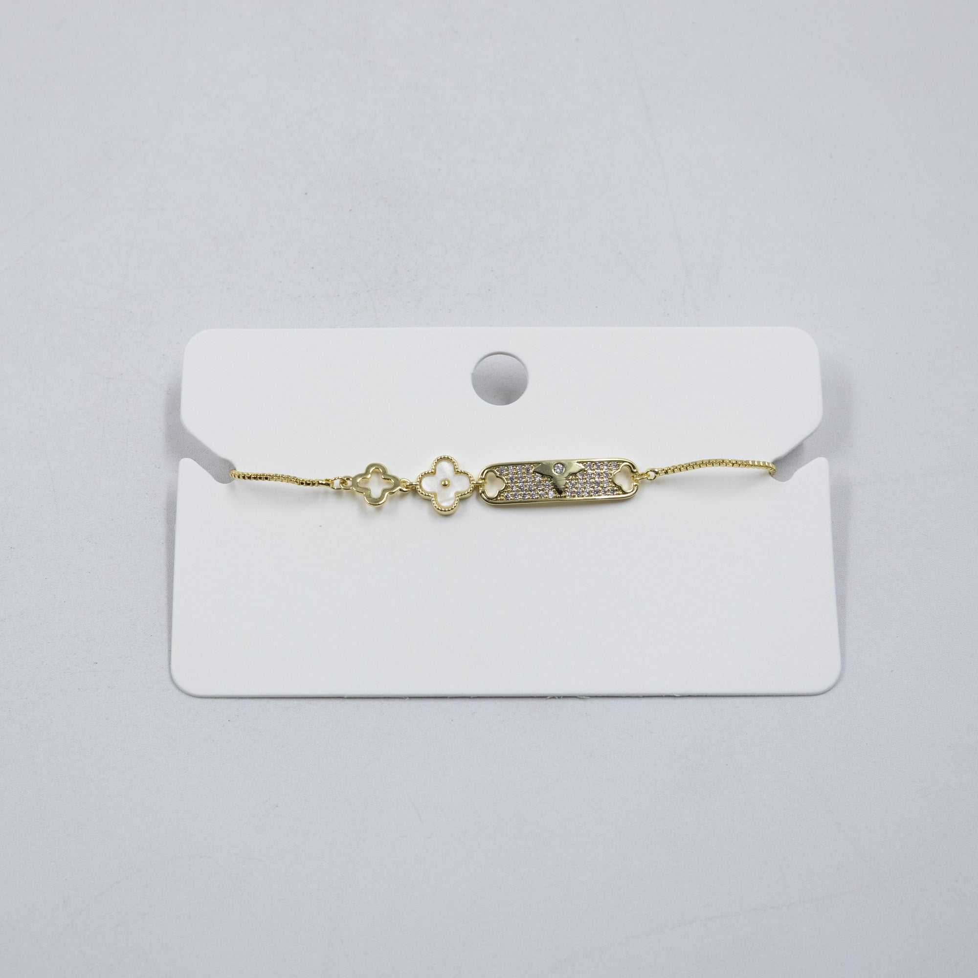 Pulsera Dorada Ansheli M4 Oro Laminado