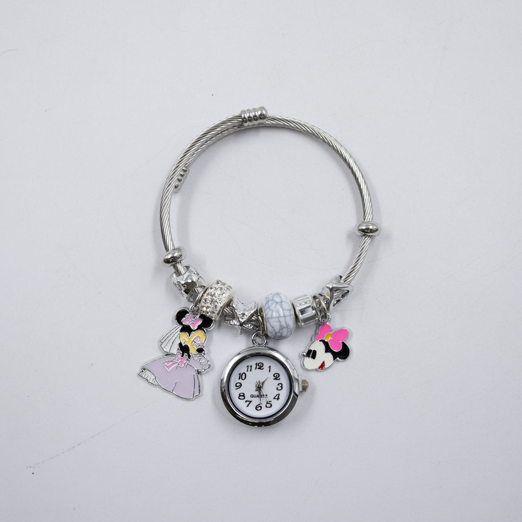 Pulsera tipo Pandora Plateadas M18 Oro Laminado