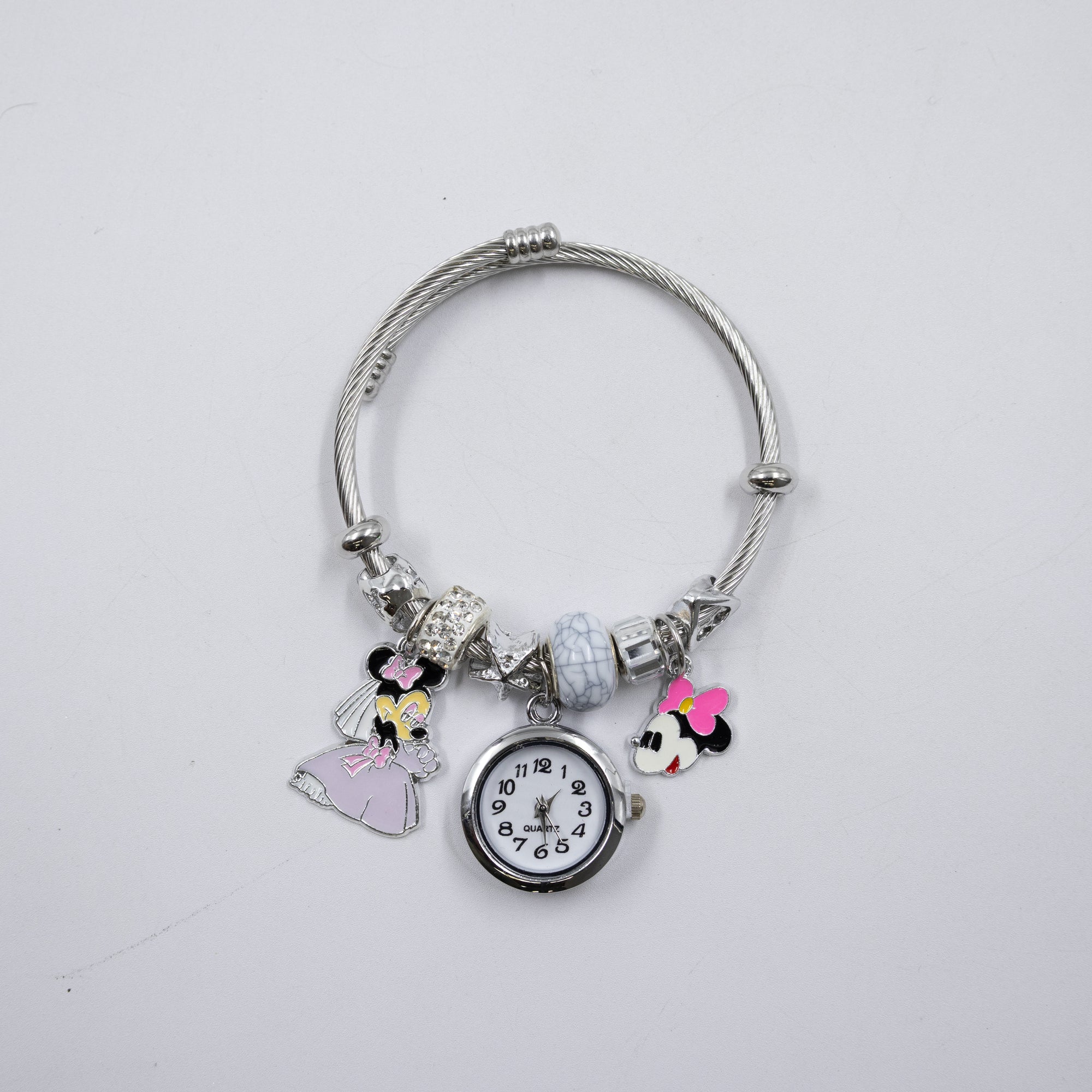 Pulsera tipo Pandora Plateadas M18 Oro Laminado