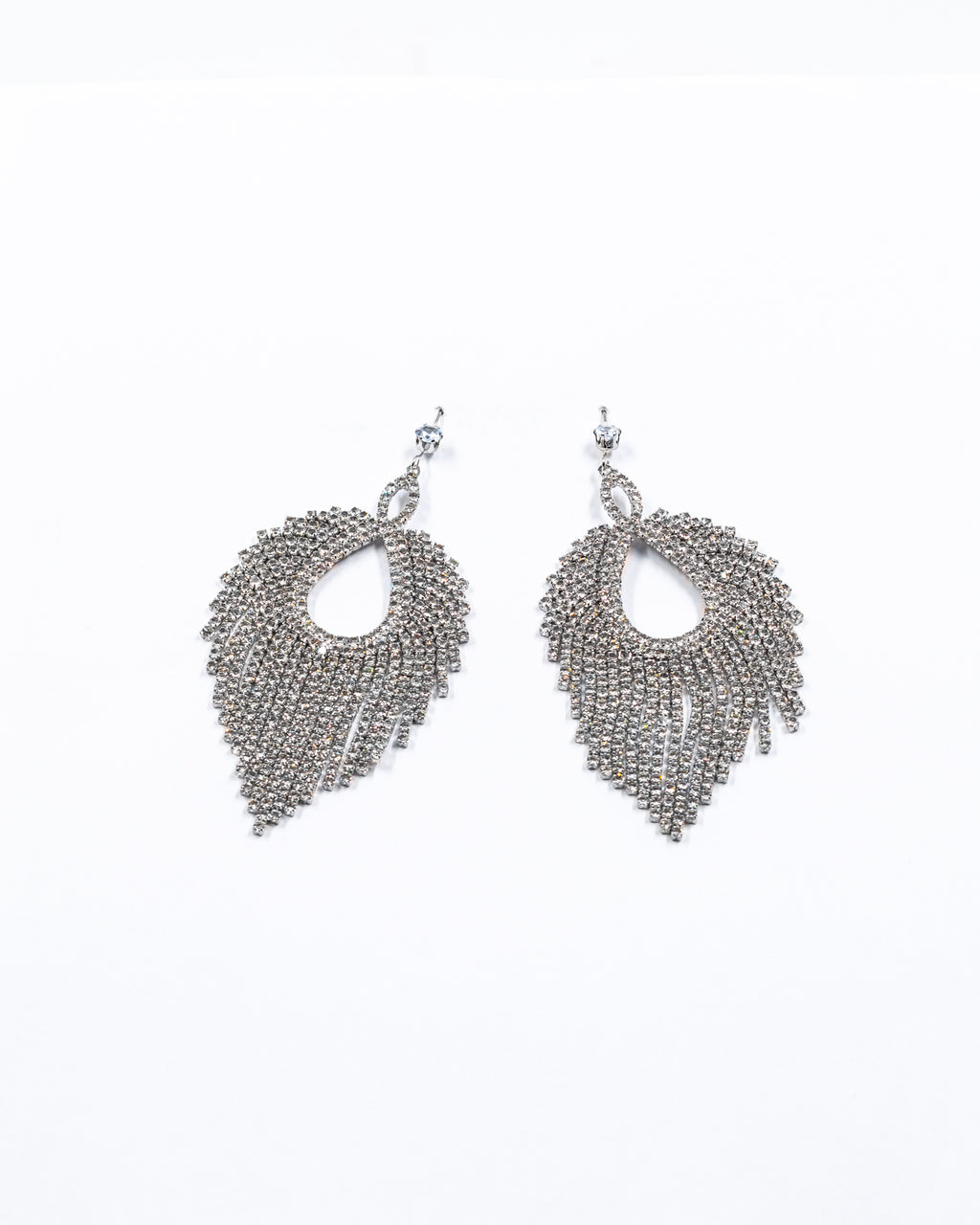 Aretes Largos de piedras - M4 Oro Laminado