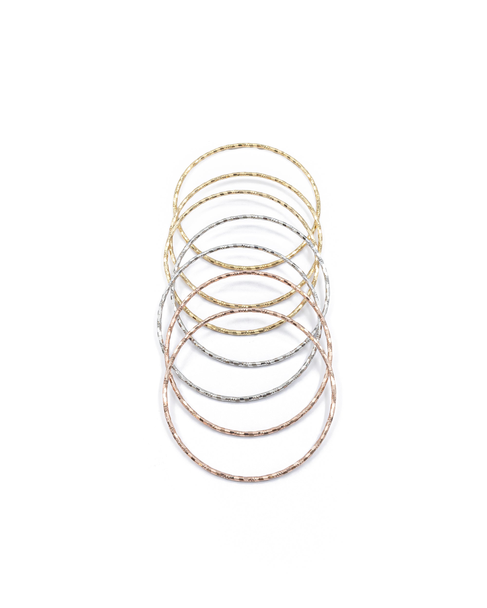 Pulseras de 3 colores M1 Oro Laminado
