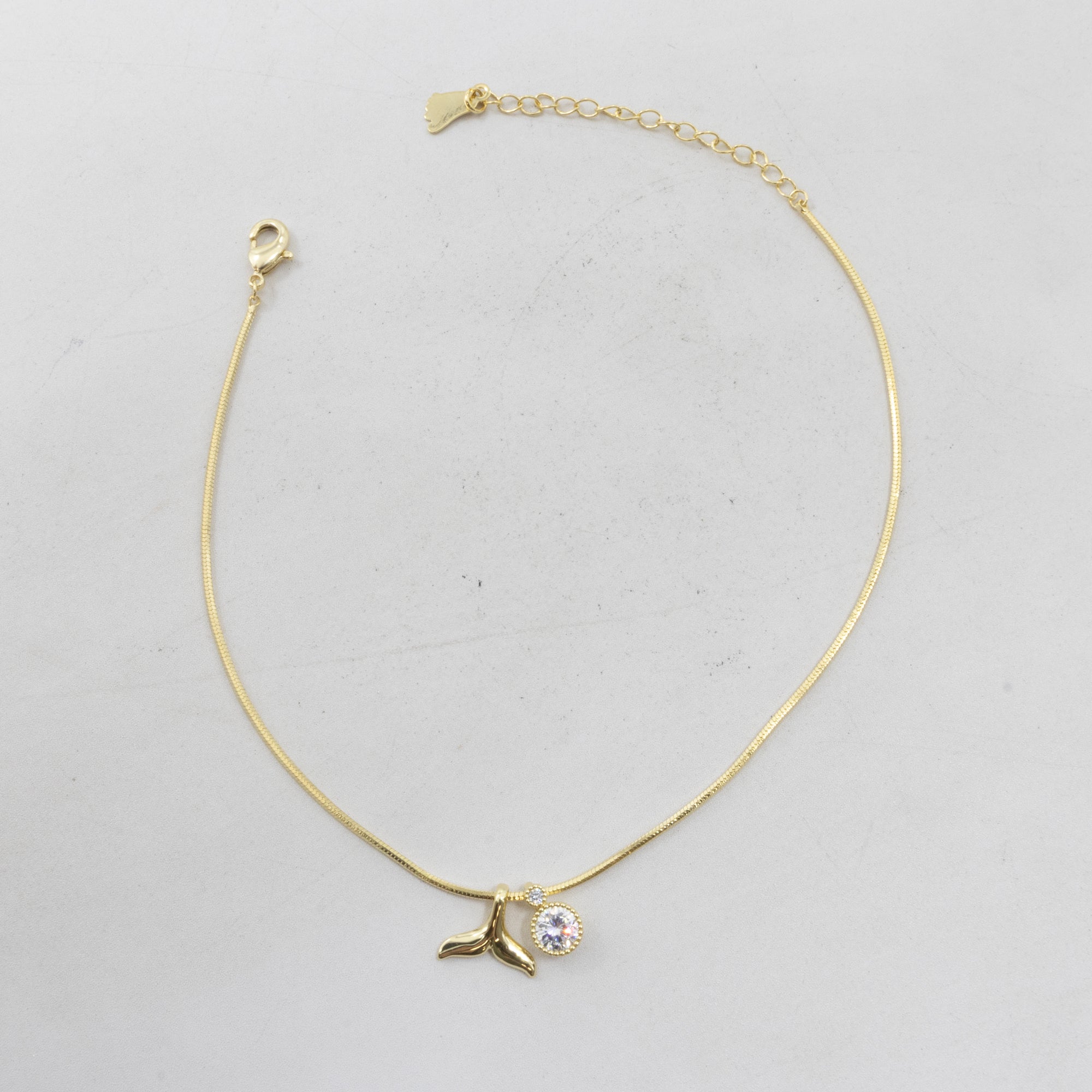 Tobilleras Doradas Ajustables M8 Oro Laminado