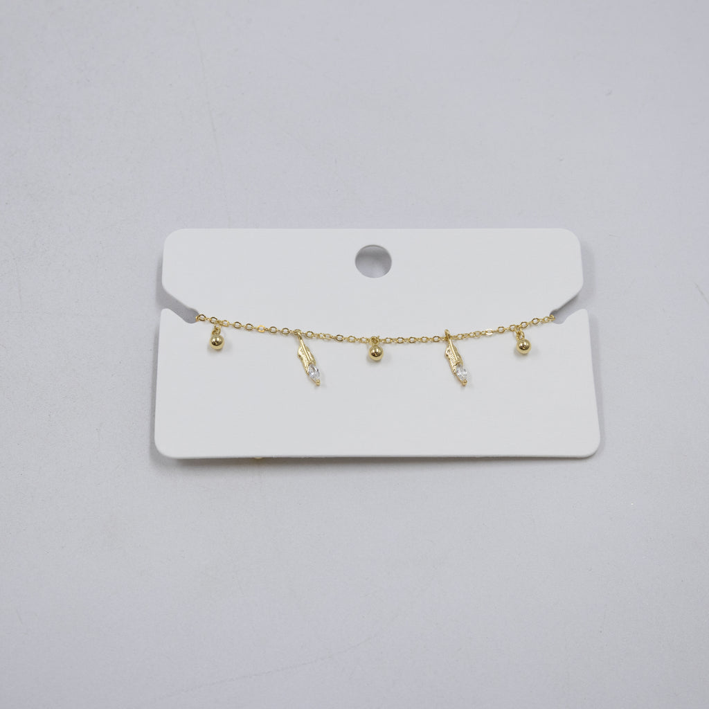Pulsera Dorada Ansheli M10 Oro Laminado