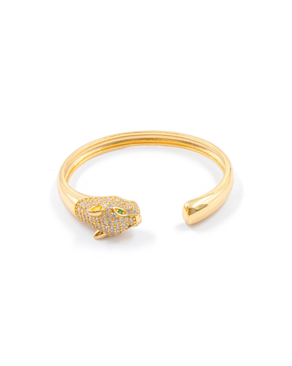 Brazalete Dorado con Piedras M11 Oro Laminado