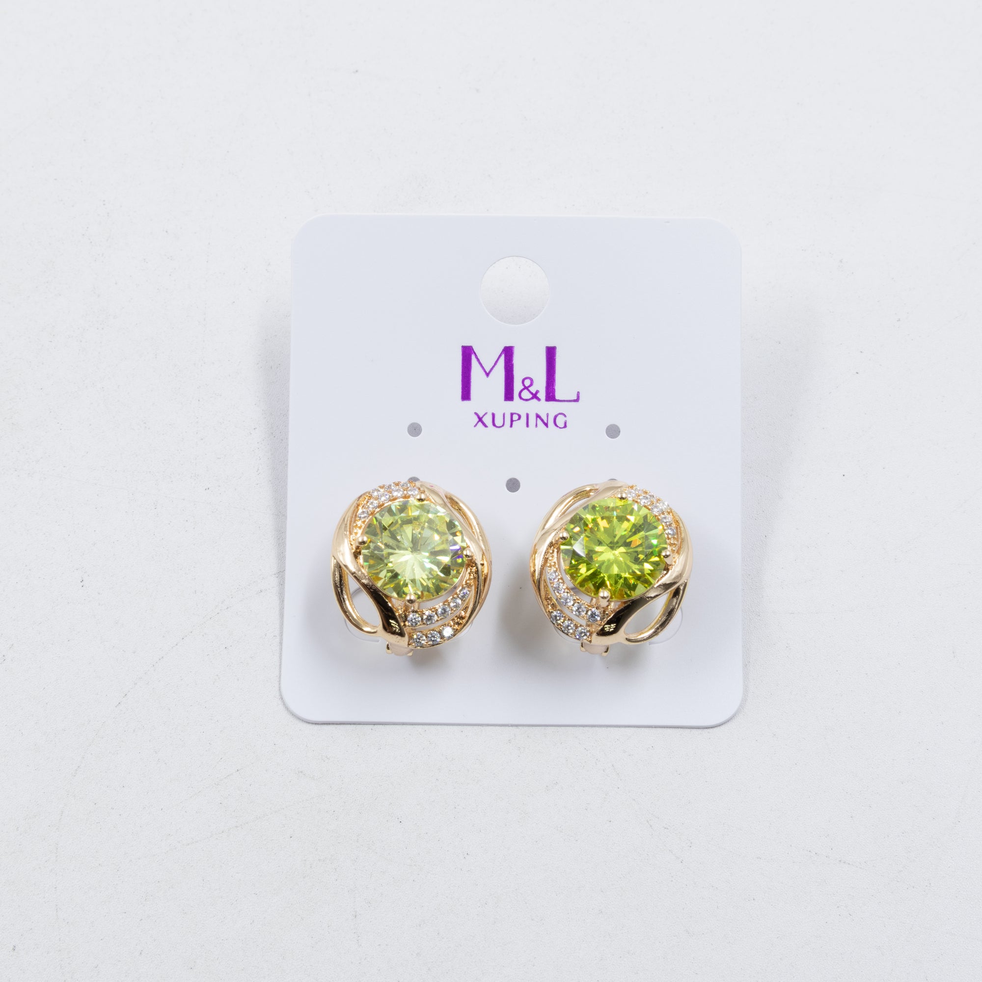 Aretes Xuping Dorados M16 Oro Laminado