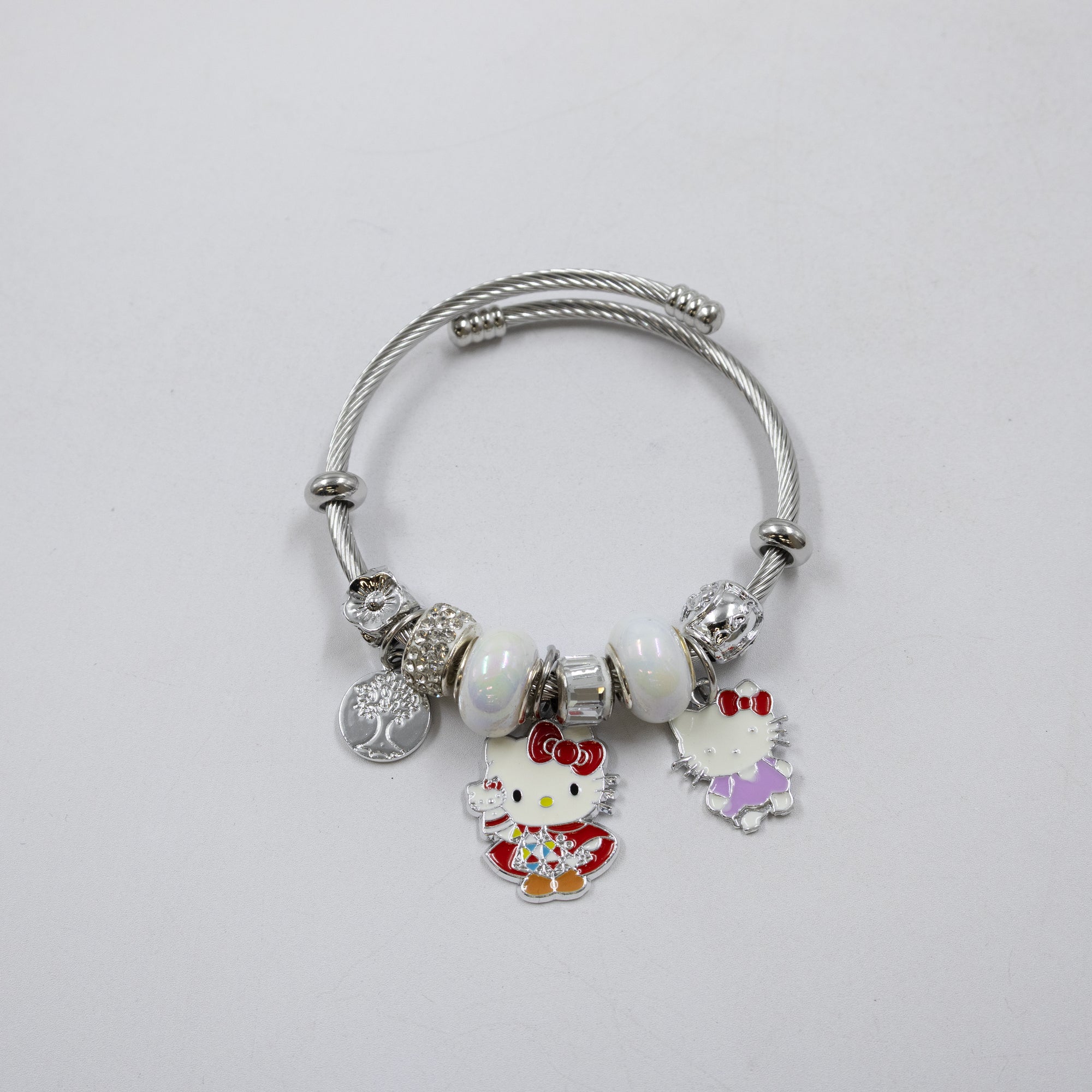 Pulsera tipo Pandora Plateados M1 Oro Laminado
