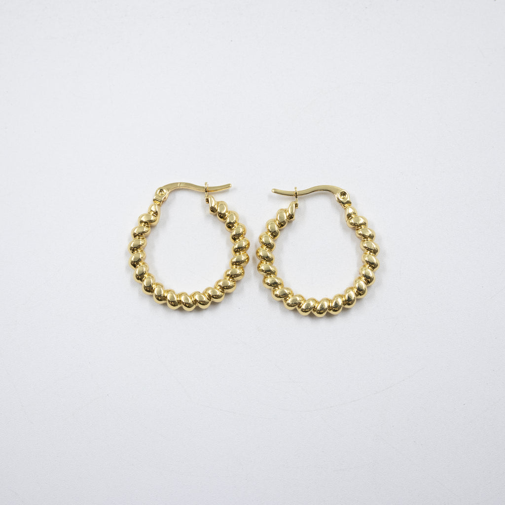 Aretes Dorados Chicos M1 Oro Laminado