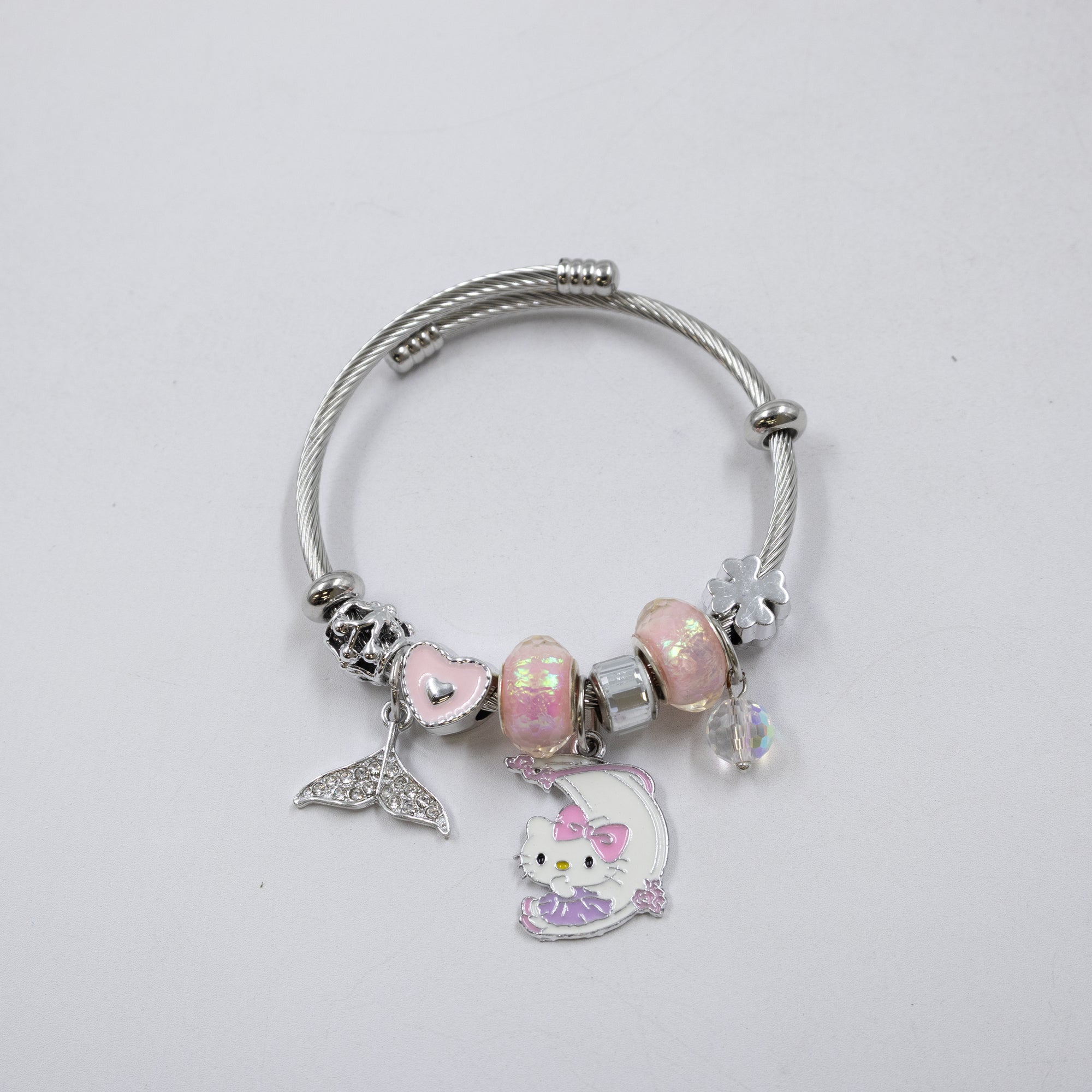 Pulsera tipo Pandora Plateados M2 Oro Laminado