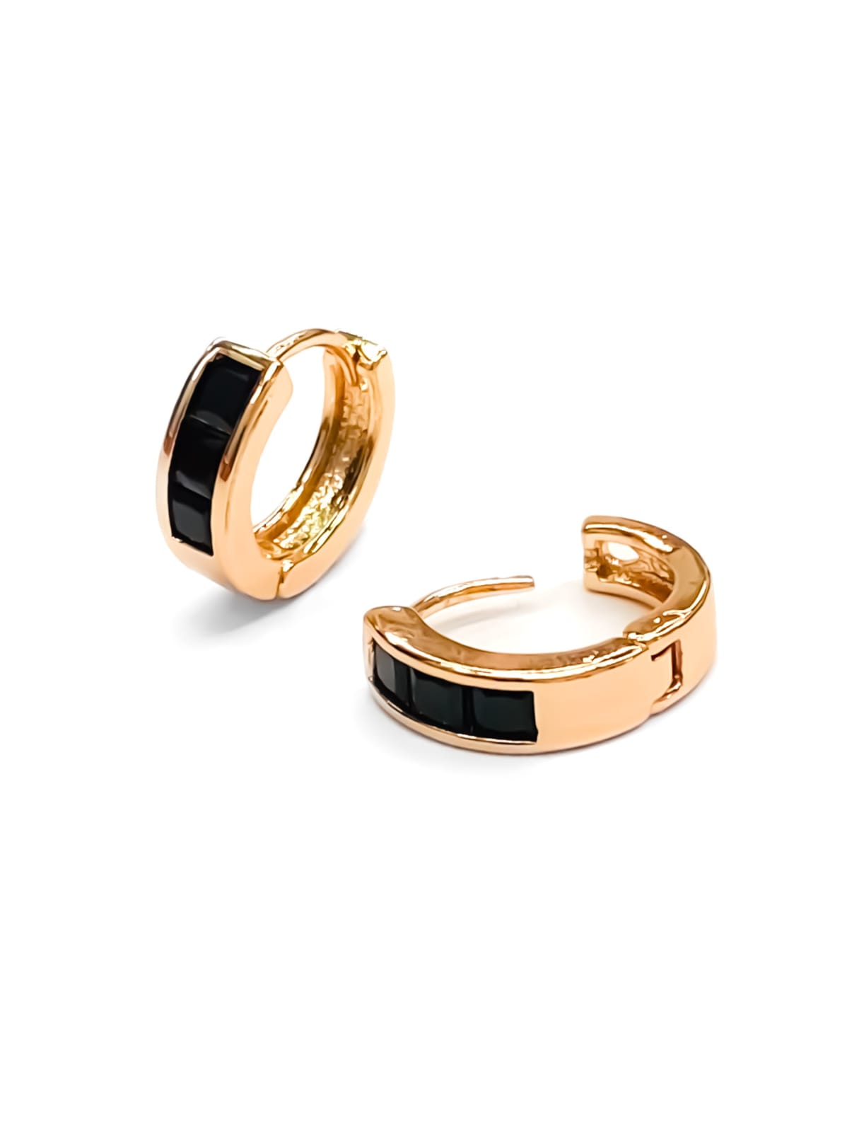ARETES HUGGIES M6- ORO LAMINADO