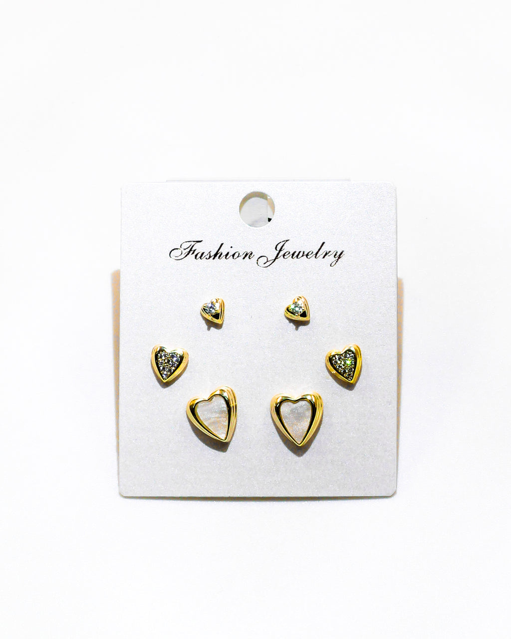 Set Aretes X3 - M7 Oro Laminado