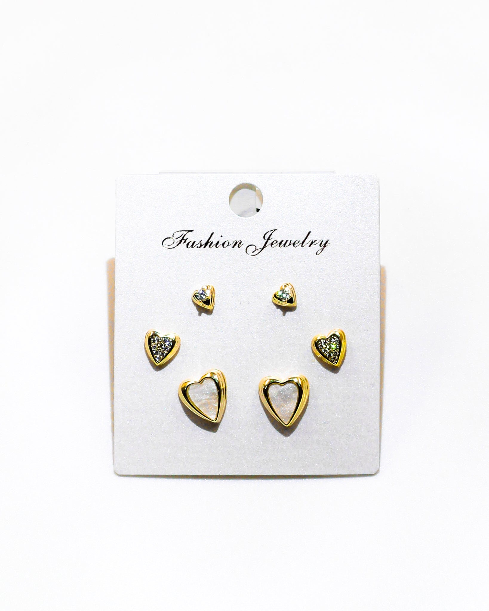 Set Aretes X3 - M7 Oro Laminado