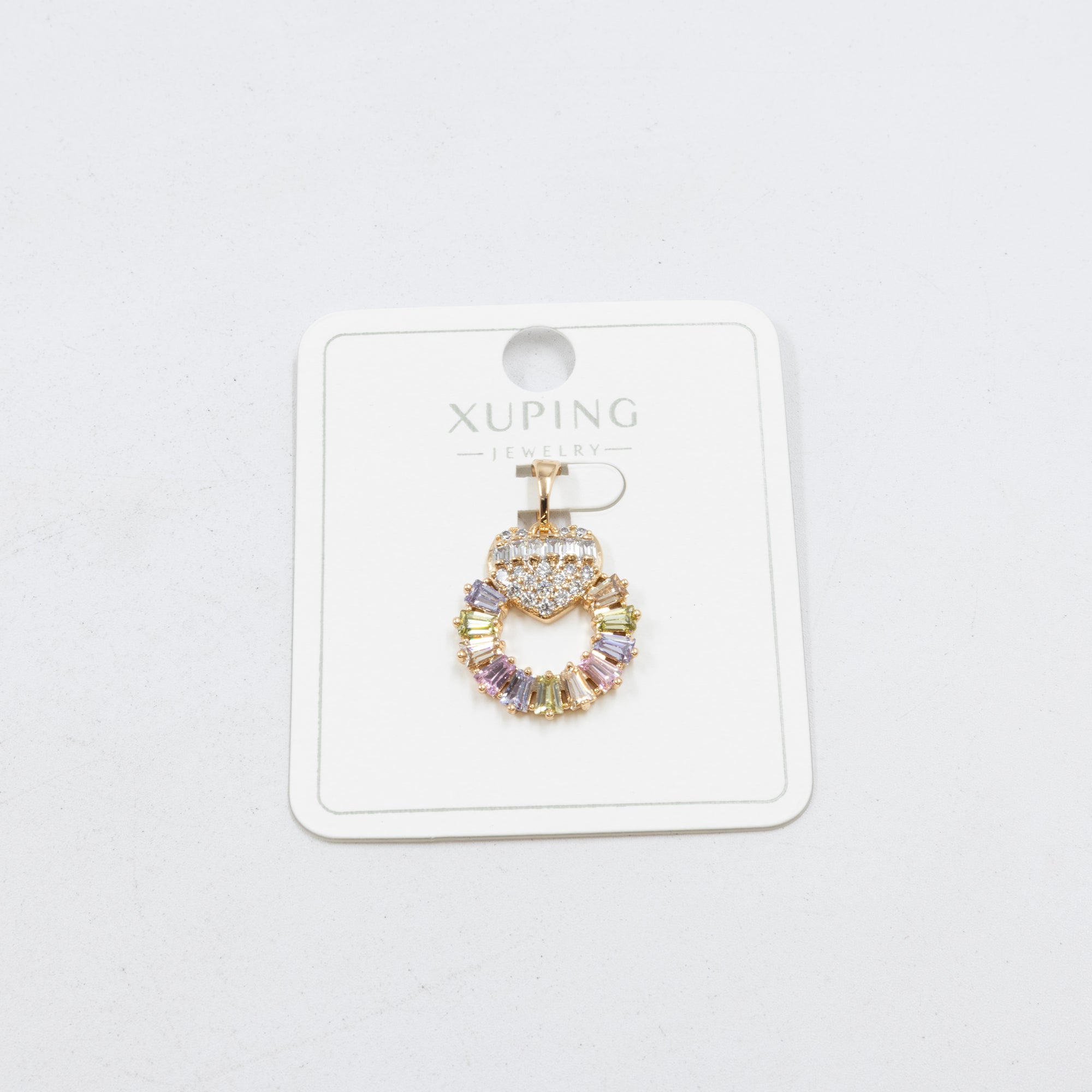 Dijes Xuping con Piedras M3 Oro Laminado