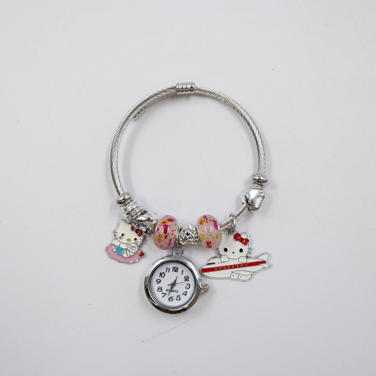 Pulsera tipo Pandora Plateadas M12 Oro Laminado