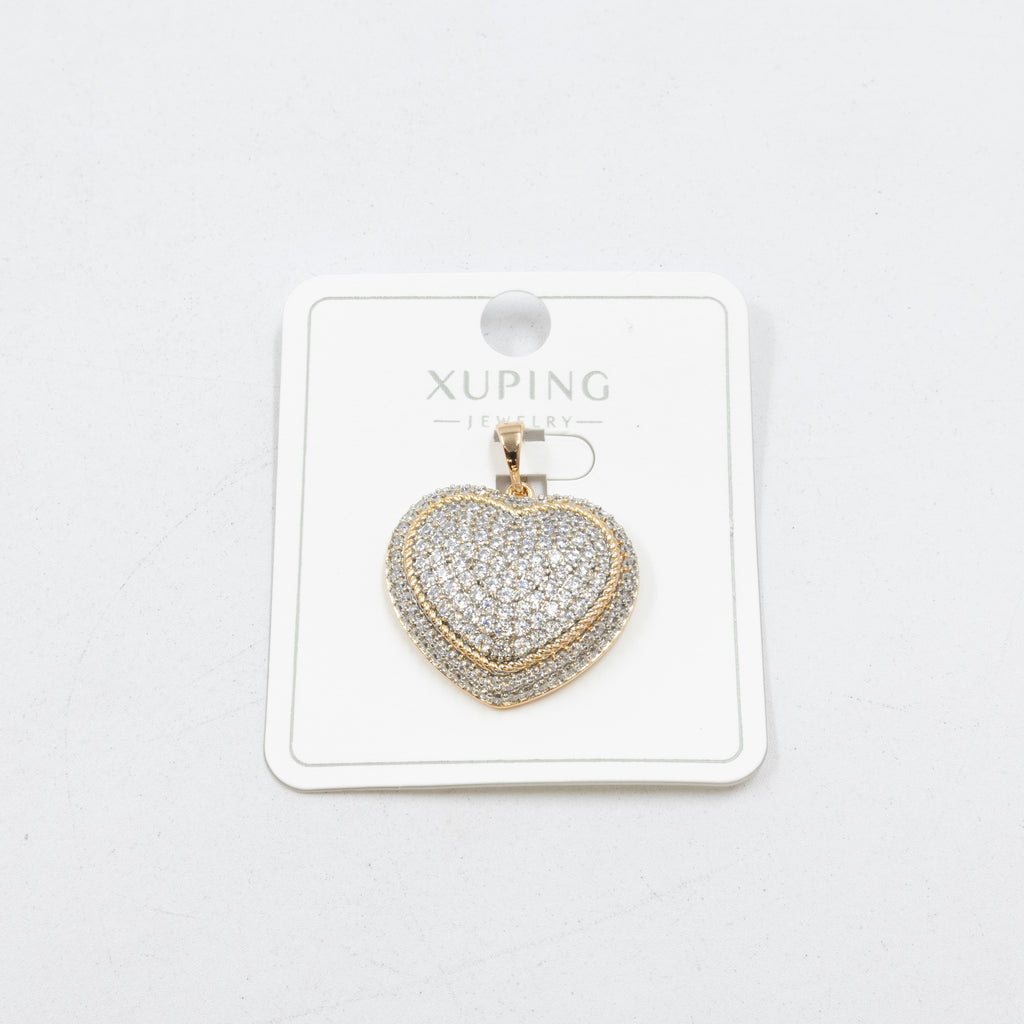 Dijes Xuping con Piedras M9 Oro Laminado