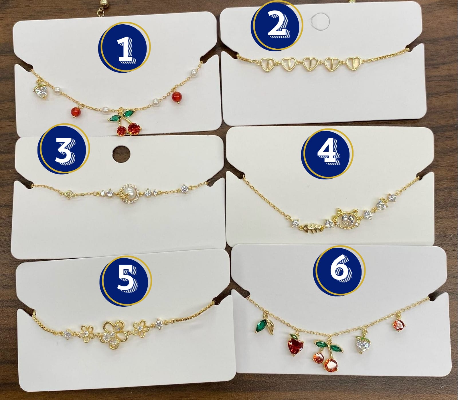 Pulsera Dorada Ansheli M2 Oro Laminado
