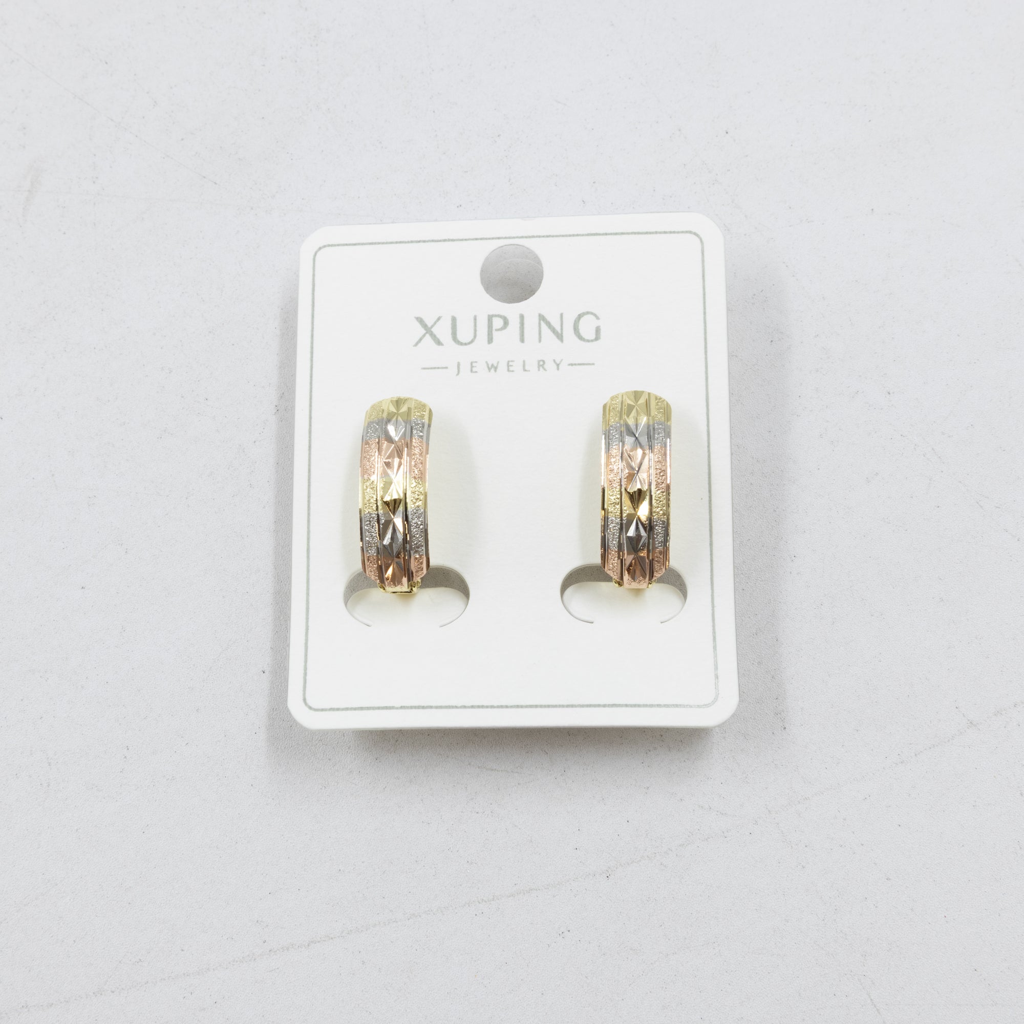Aretes Oro Florentino Xuping M1 Oro Laminado