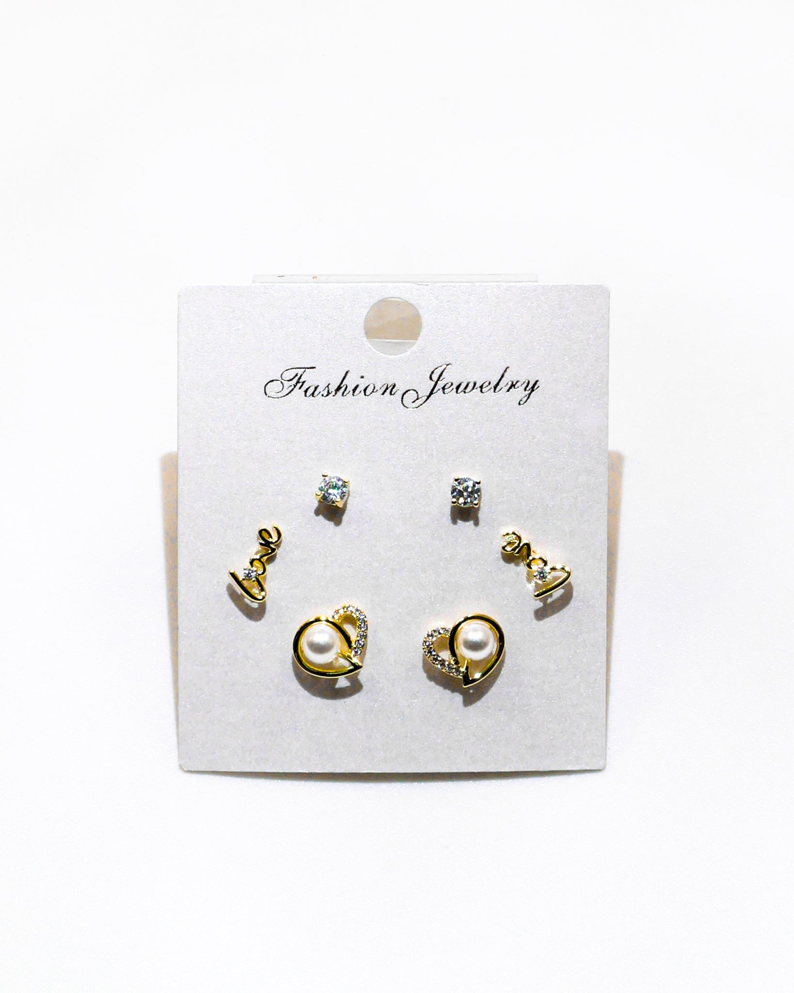 Set Aretes X3 - M15 Oro Laminado