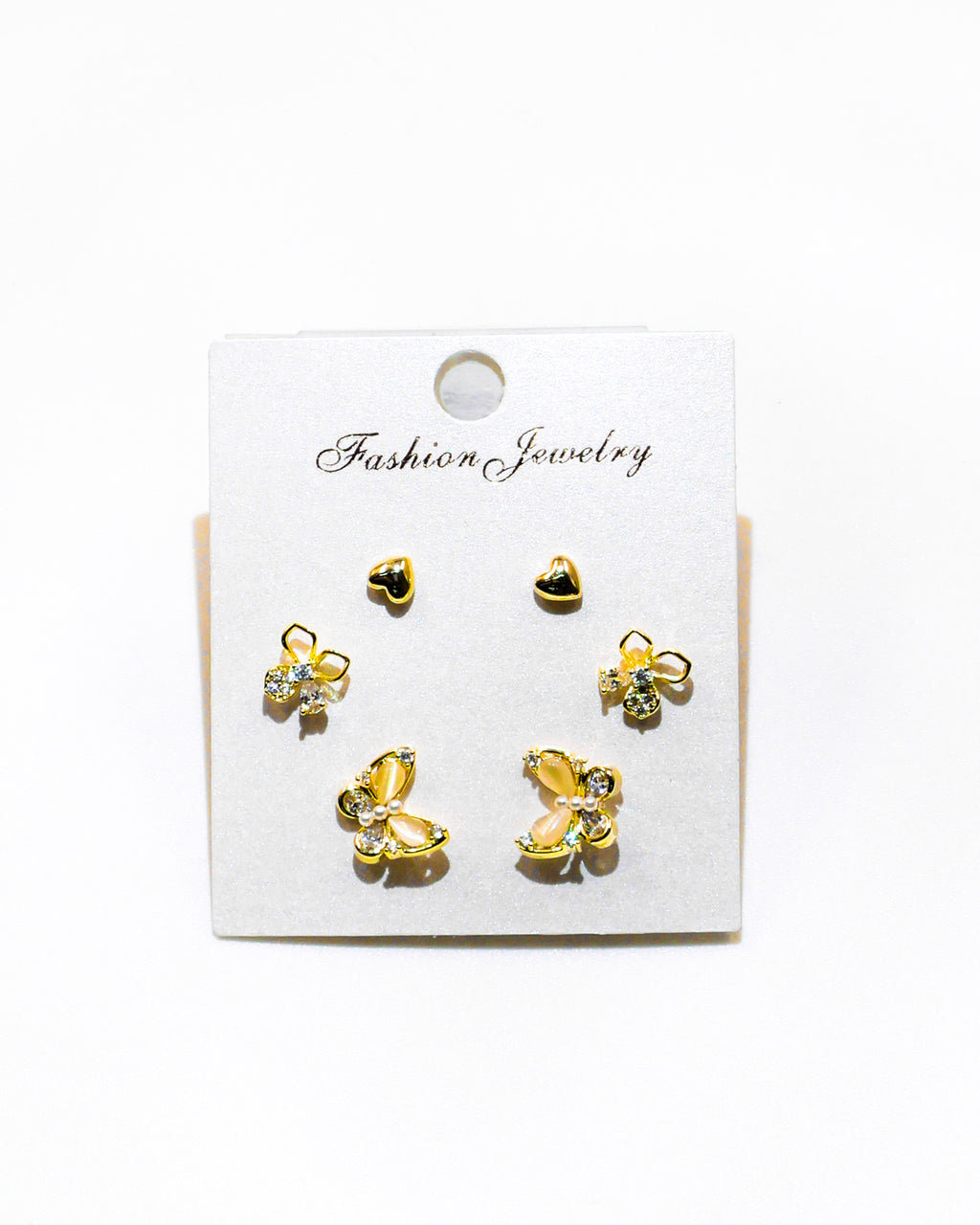 Set Aretes X3 - M10 Oro Laminado