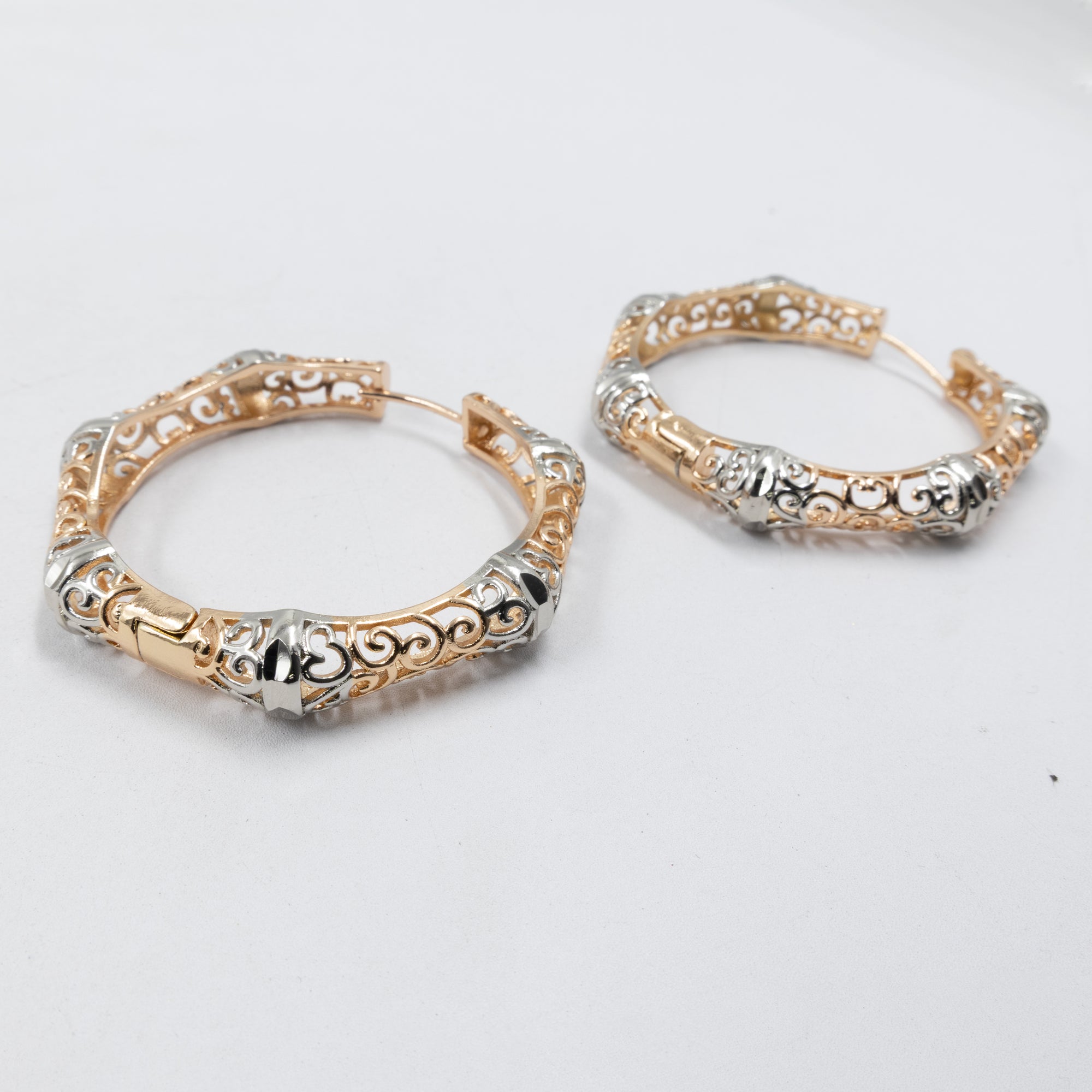 Aretes color Oro Florentino M1 Oro Laminado