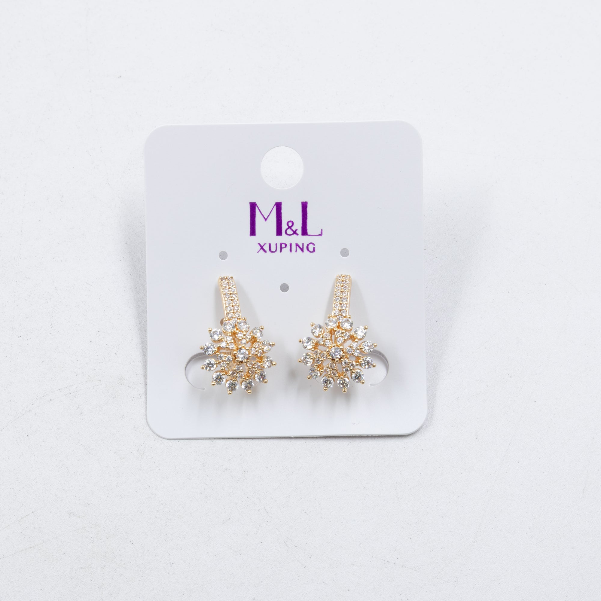 Aretes Xuping Dorados M6 Oro Laminado