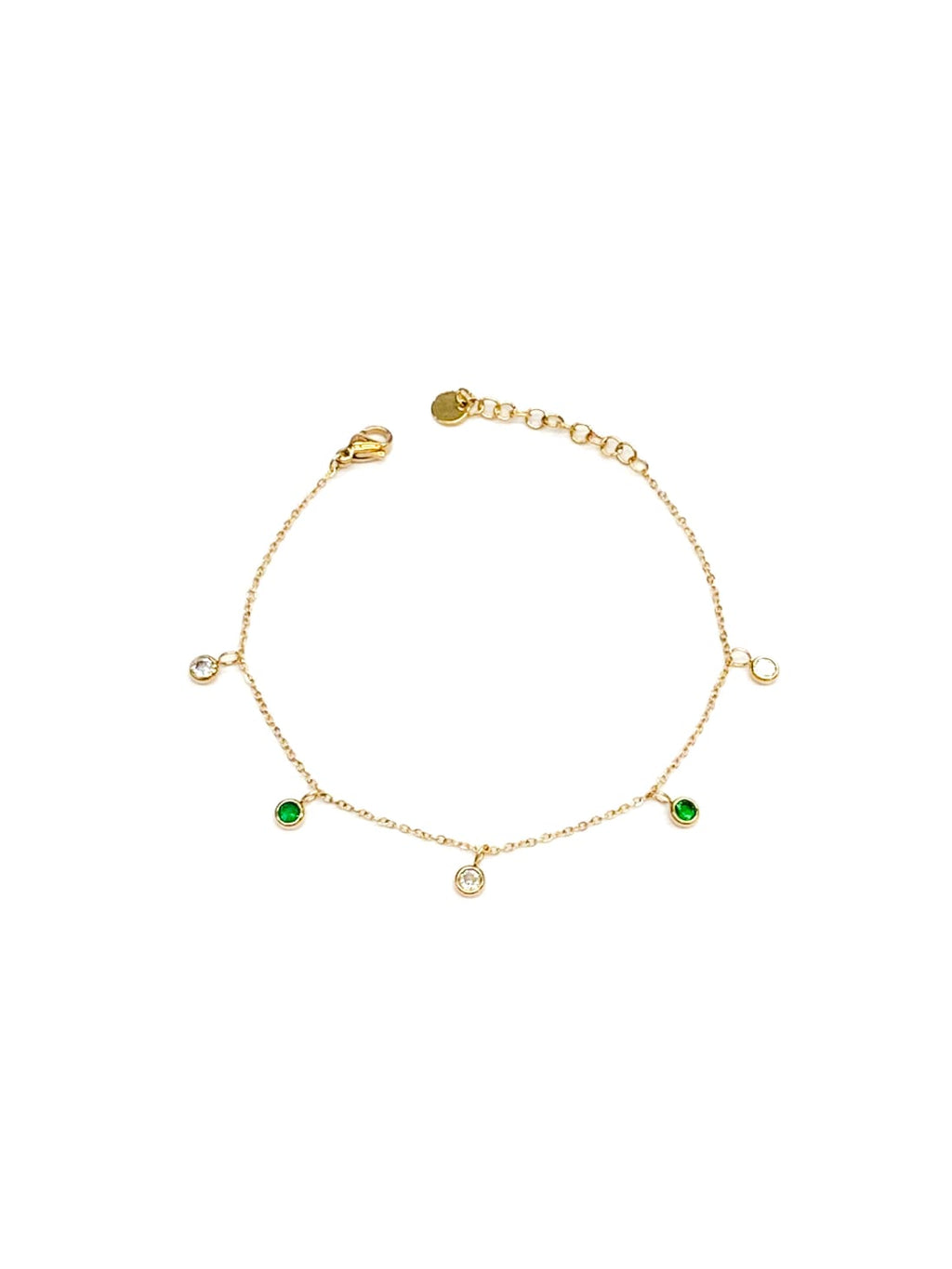 Pulsera Dorada con Dije - M5 Oro Laminado